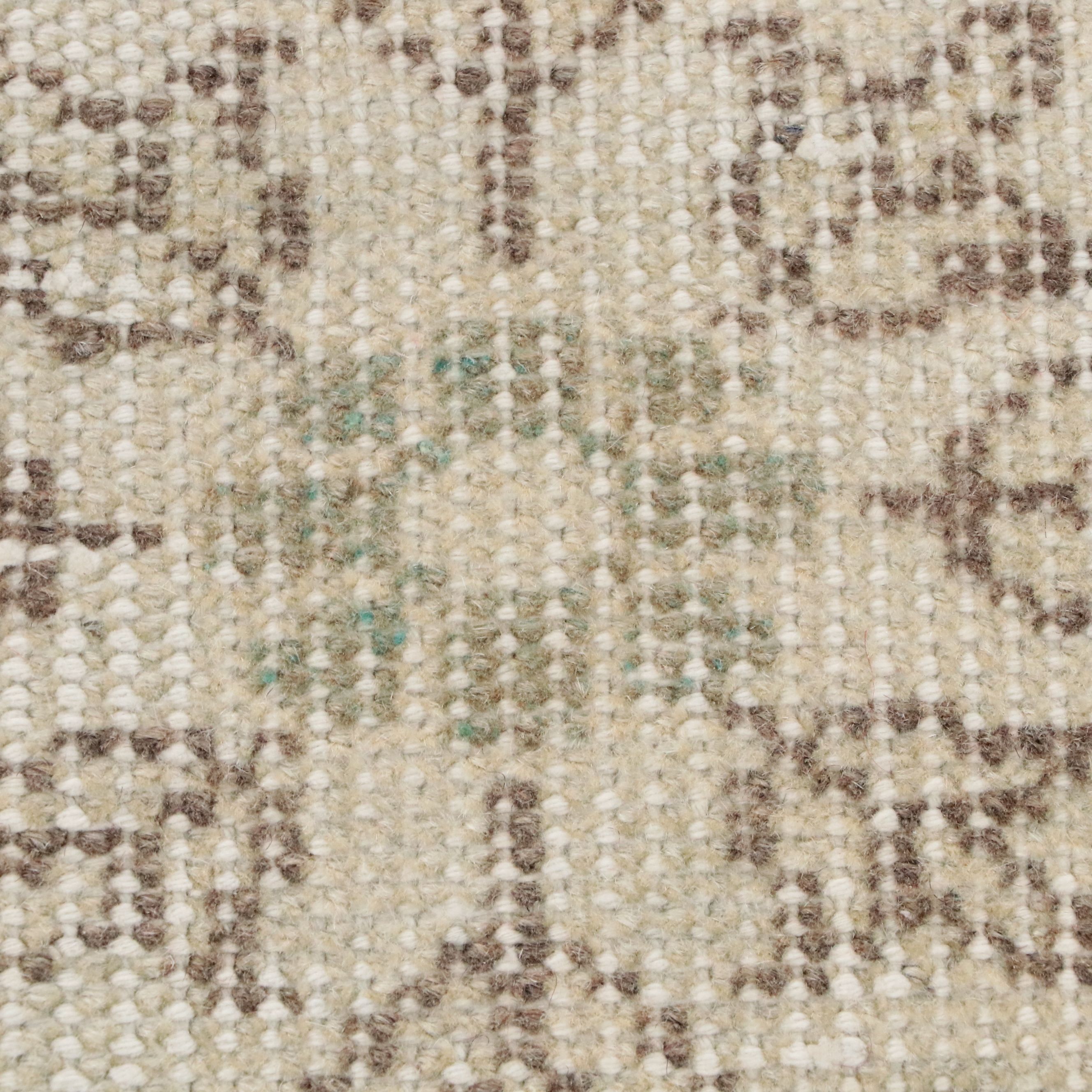 3'4 x 6'10 Hand-Knotted Turkish Oushak Area Rug