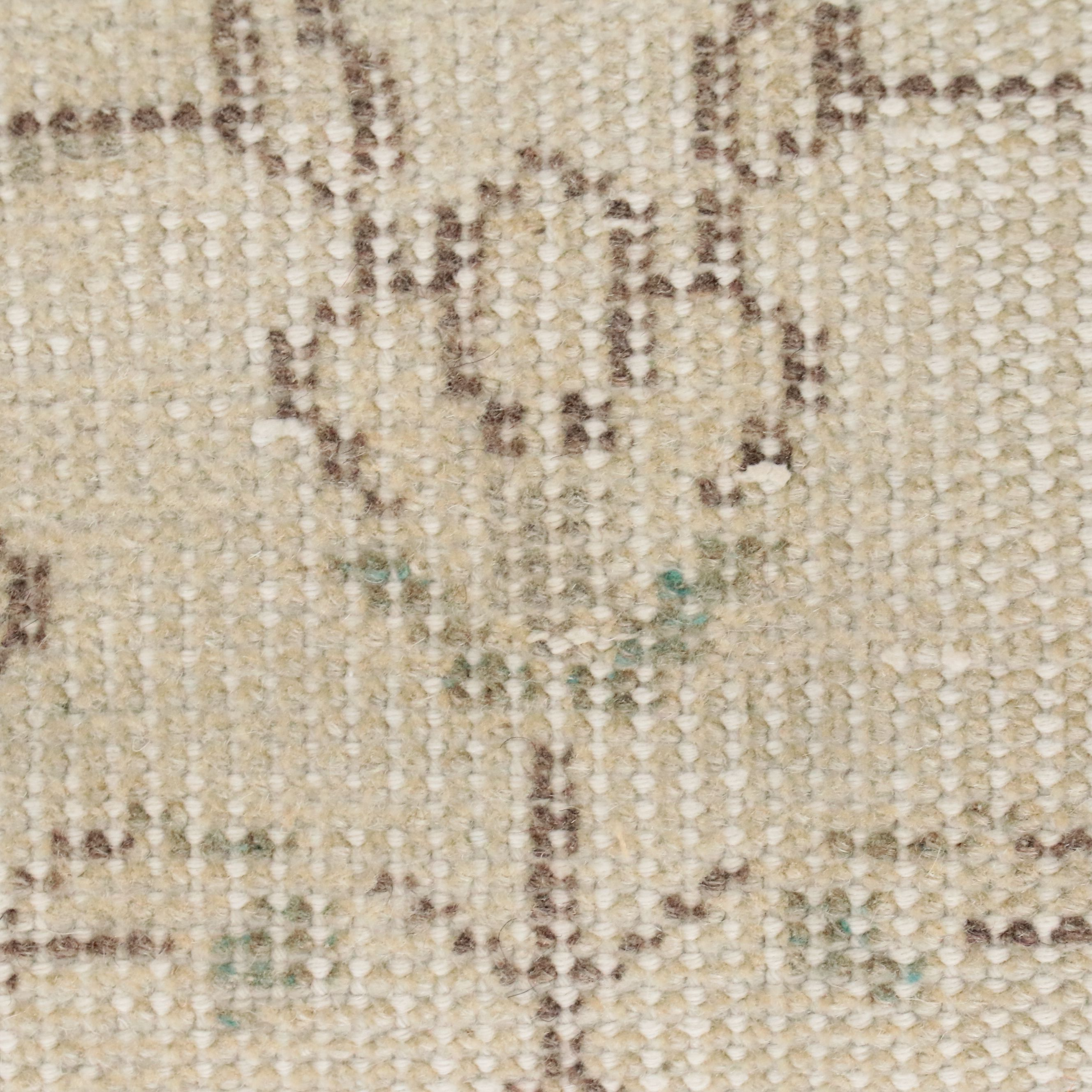 3'4 x 6'10 Hand-Knotted Turkish Oushak Area Rug