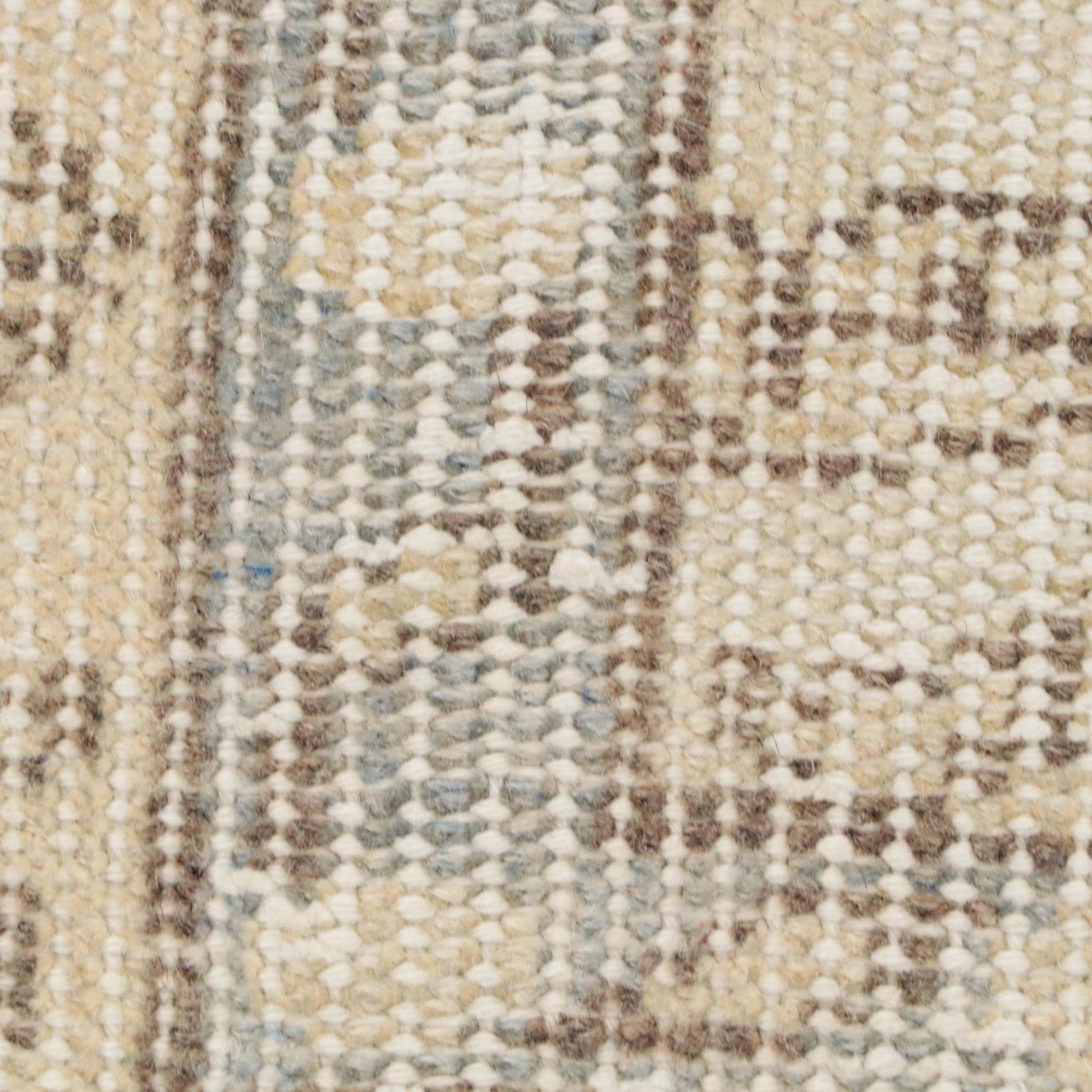 3'4 x 6'10 Hand-Knotted Turkish Oushak Area Rug