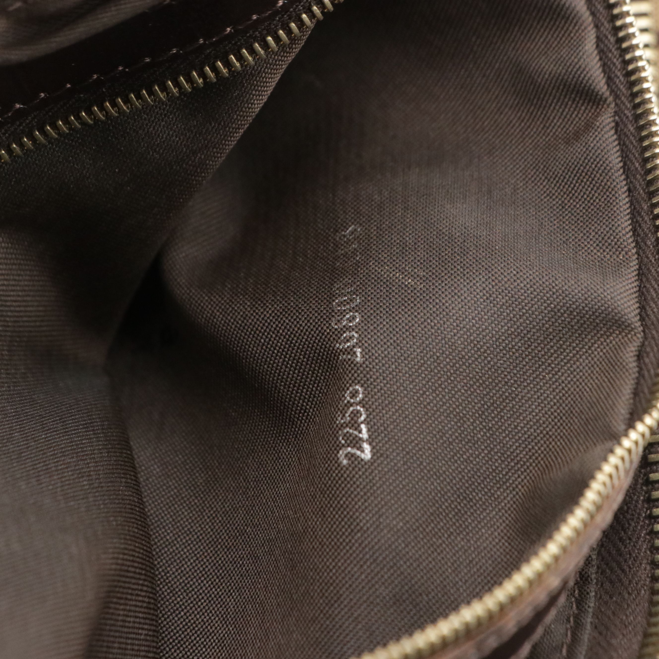 Fendi Zip Tote Bag in Brown Patent Leather and Zucchino Vinyl