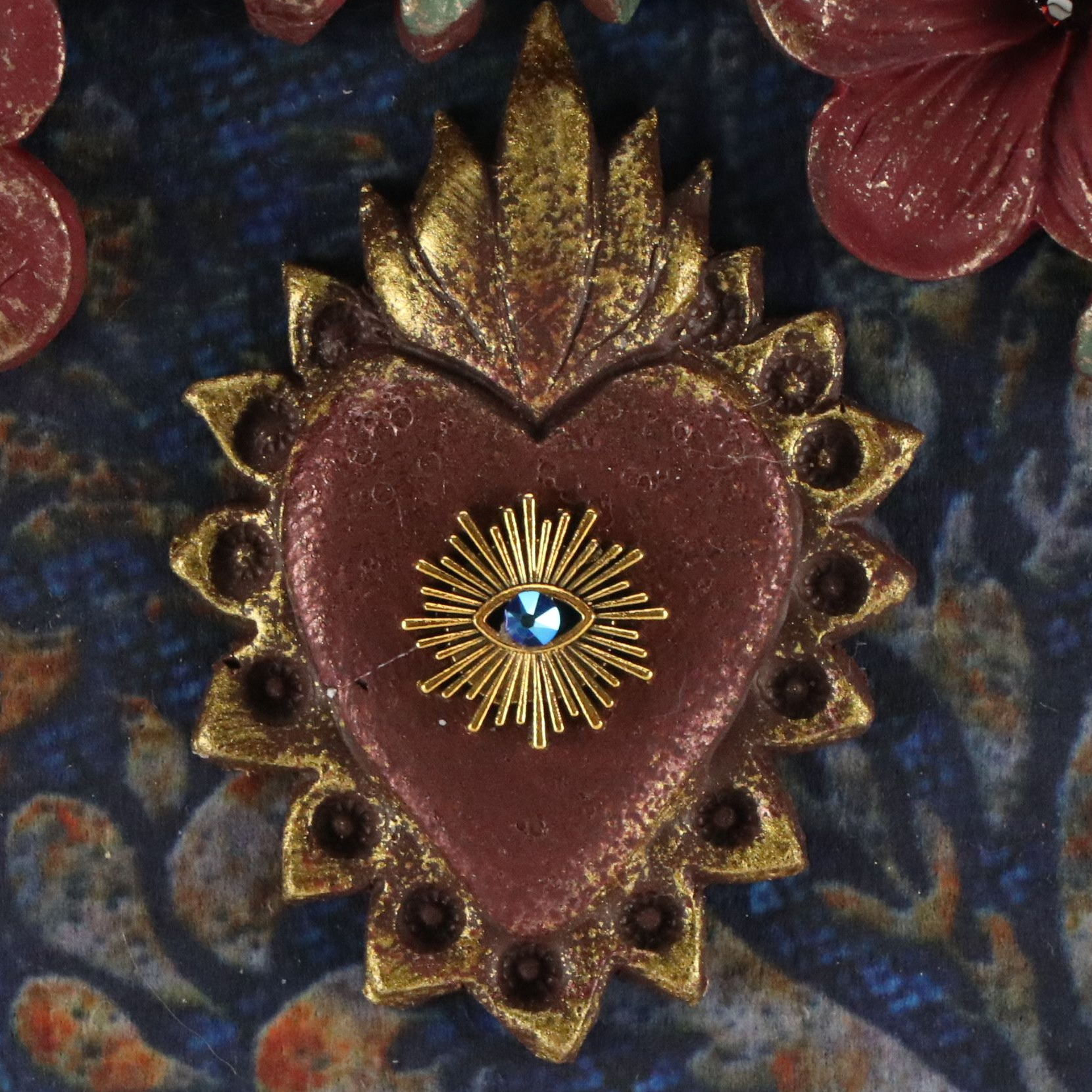 Deborah Kovacs-Sturdevant Mixed Media Assemblage "Madonna & Child," 2023