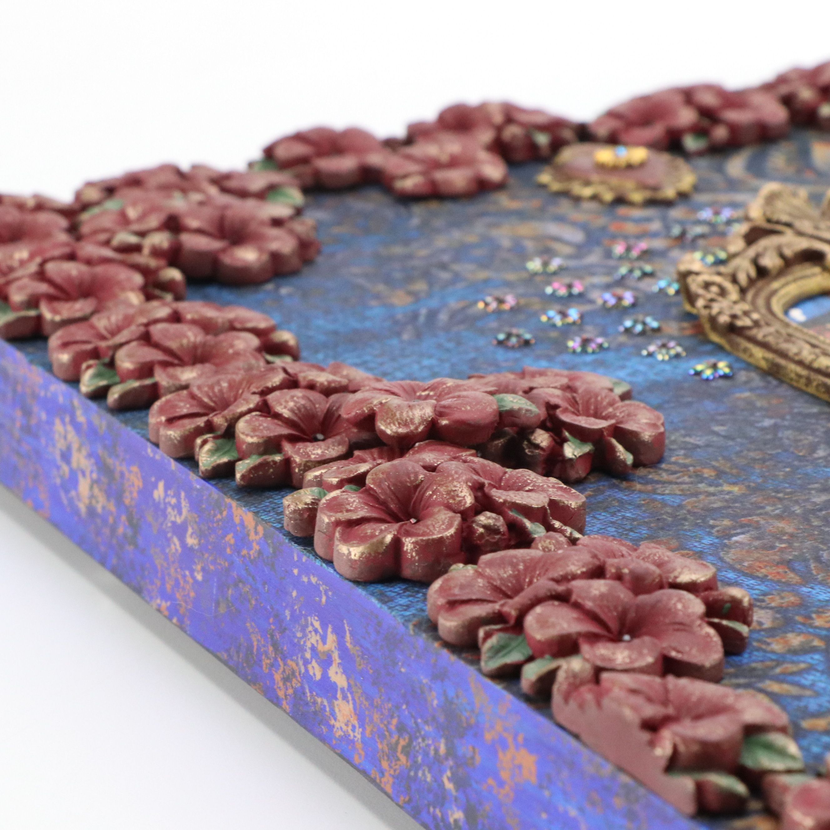 Deborah Kovacs-Sturdevant Mixed Media Assemblage "Madonna & Child," 2023