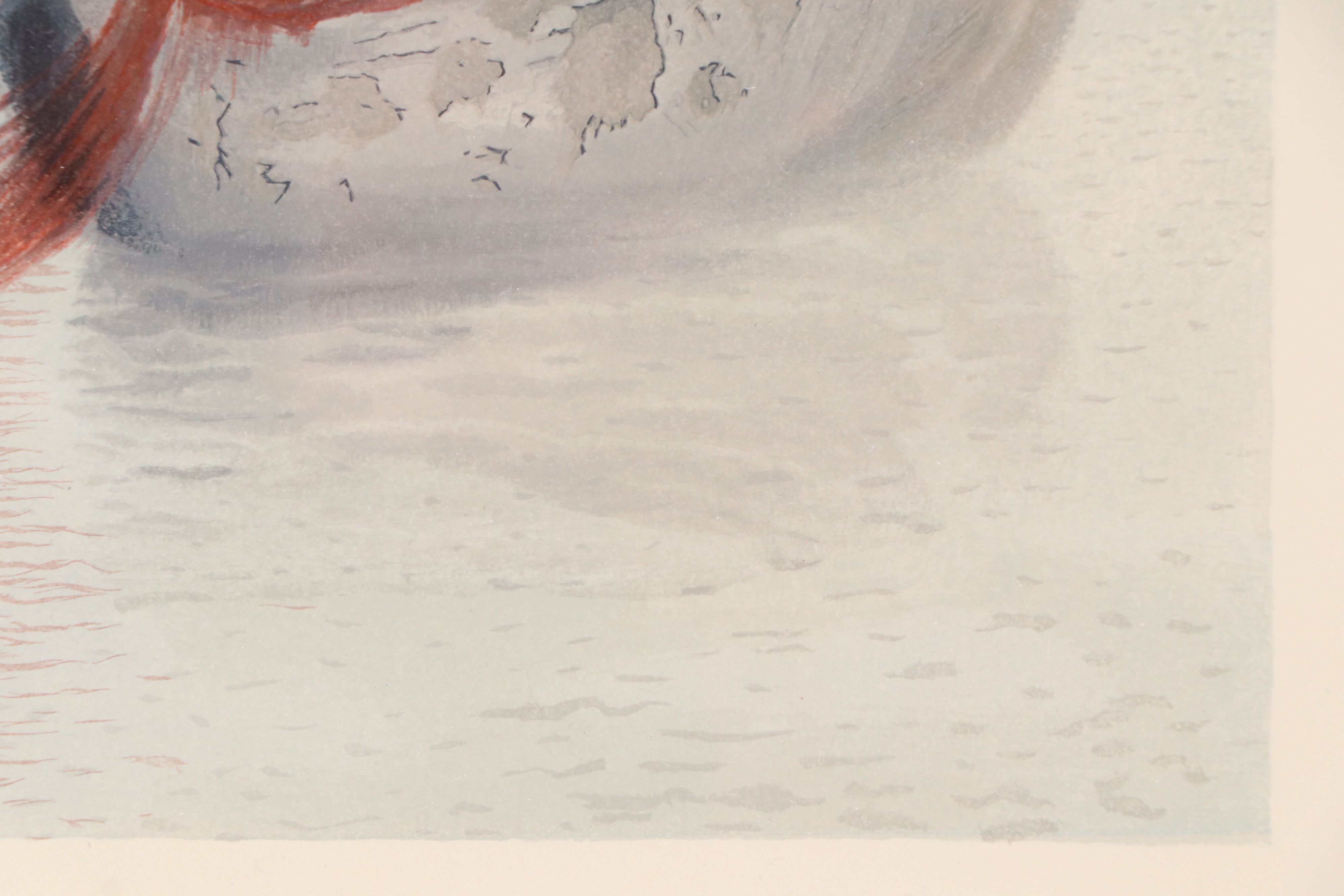 Salvador Dalí Wood Engraving "La Barque de Nocher," 1960-1964