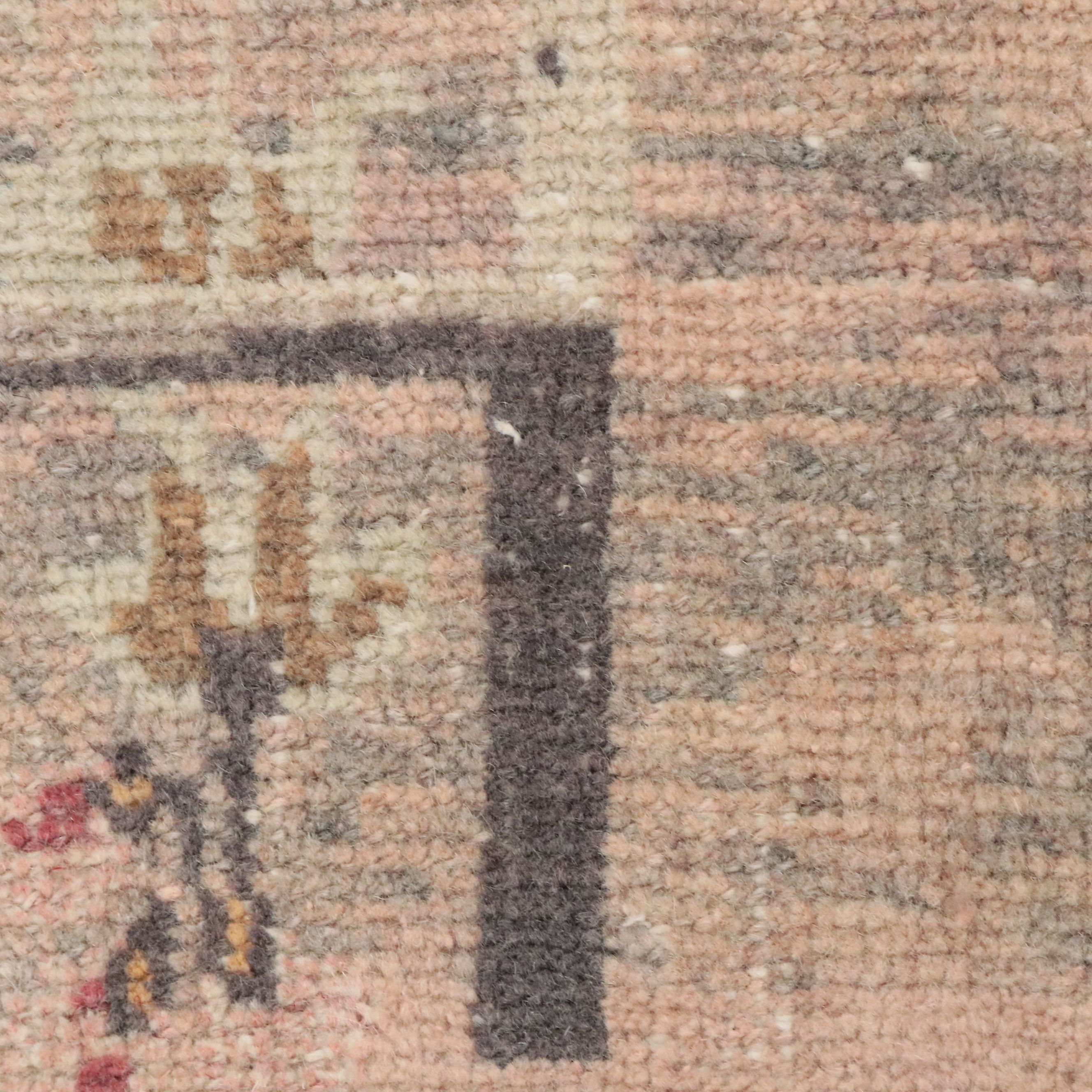 5'2 x 8'6 Hand-Knotted Turkish Floral Nichols Style Area Rug