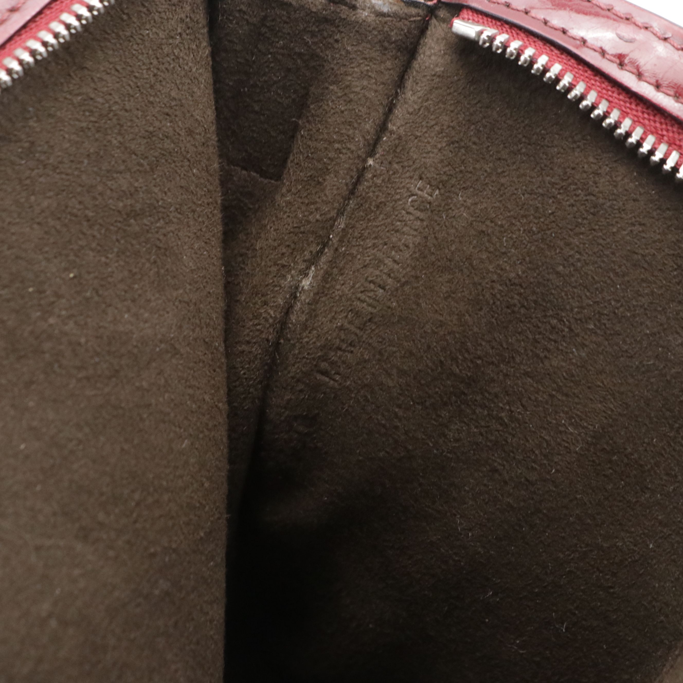 Cartier Burgundy Happy Birthday Patent Leather Pochette Shoulder Bag