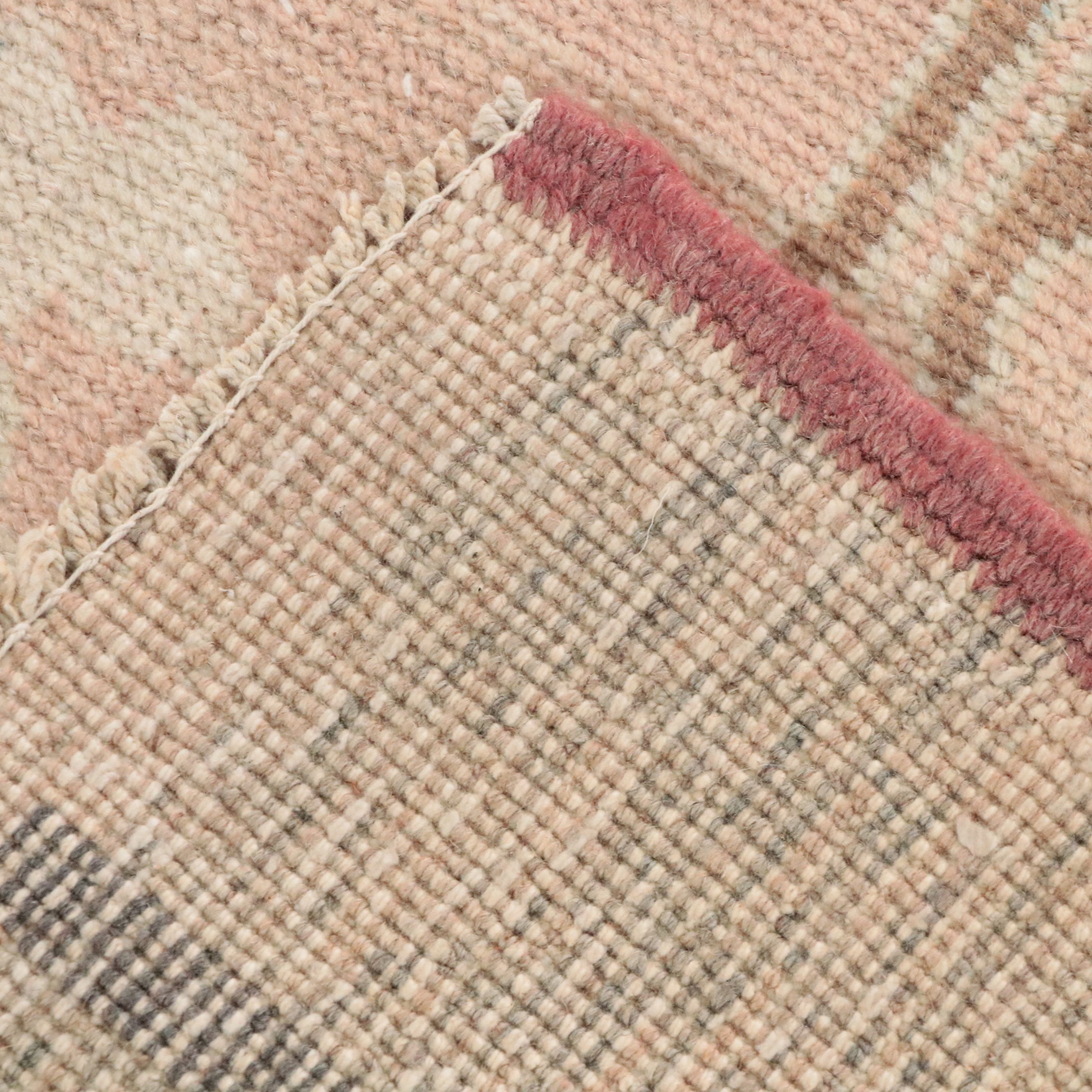 5'2 x 8'6 Hand-Knotted Turkish Floral Nichols Style Area Rug