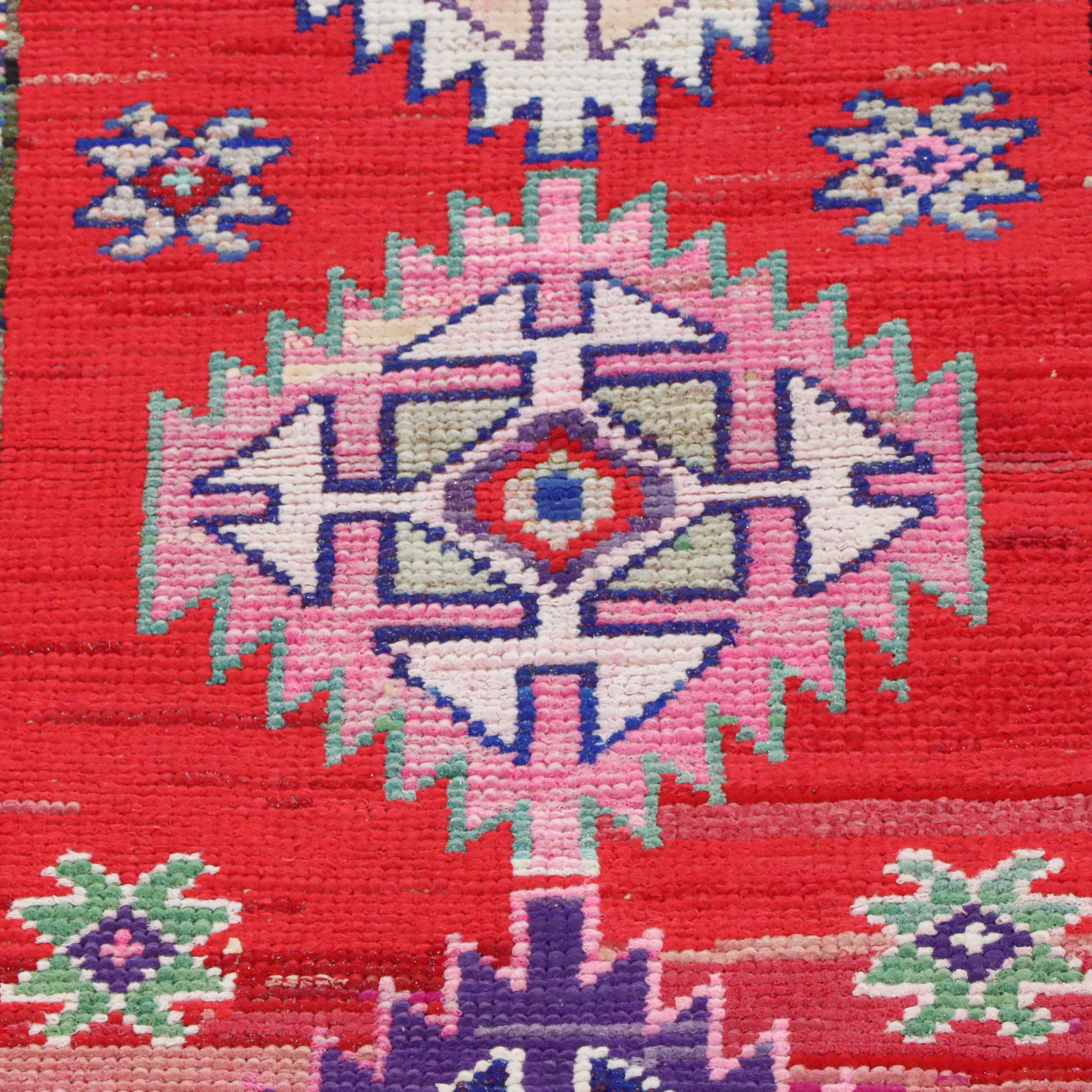 2'8 x 12'11 Hand-Knotted Turkish Anatolian Carpet Runner