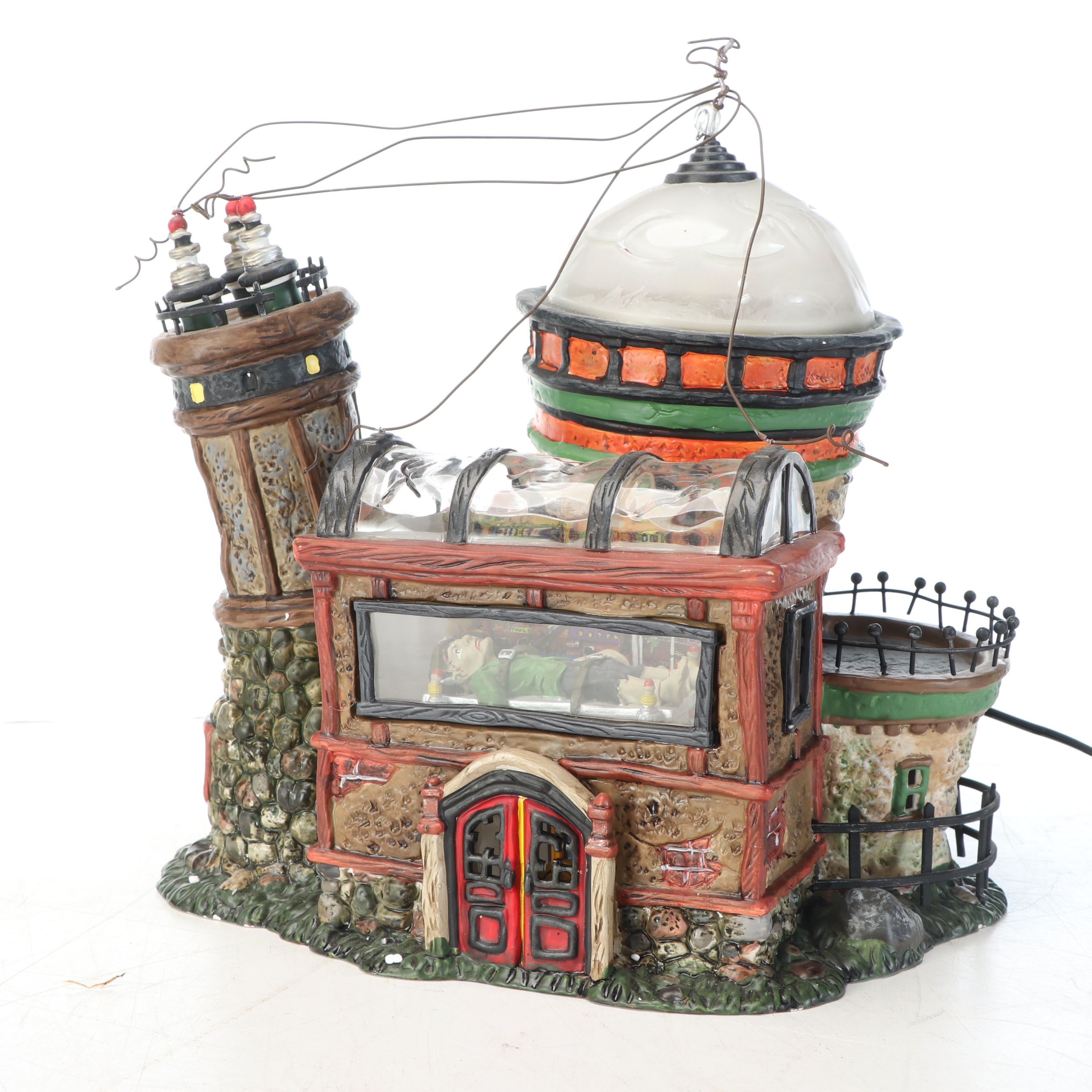 Department 56 "Dr. Lunatic's Laboratory" and More Halloween Village Décor