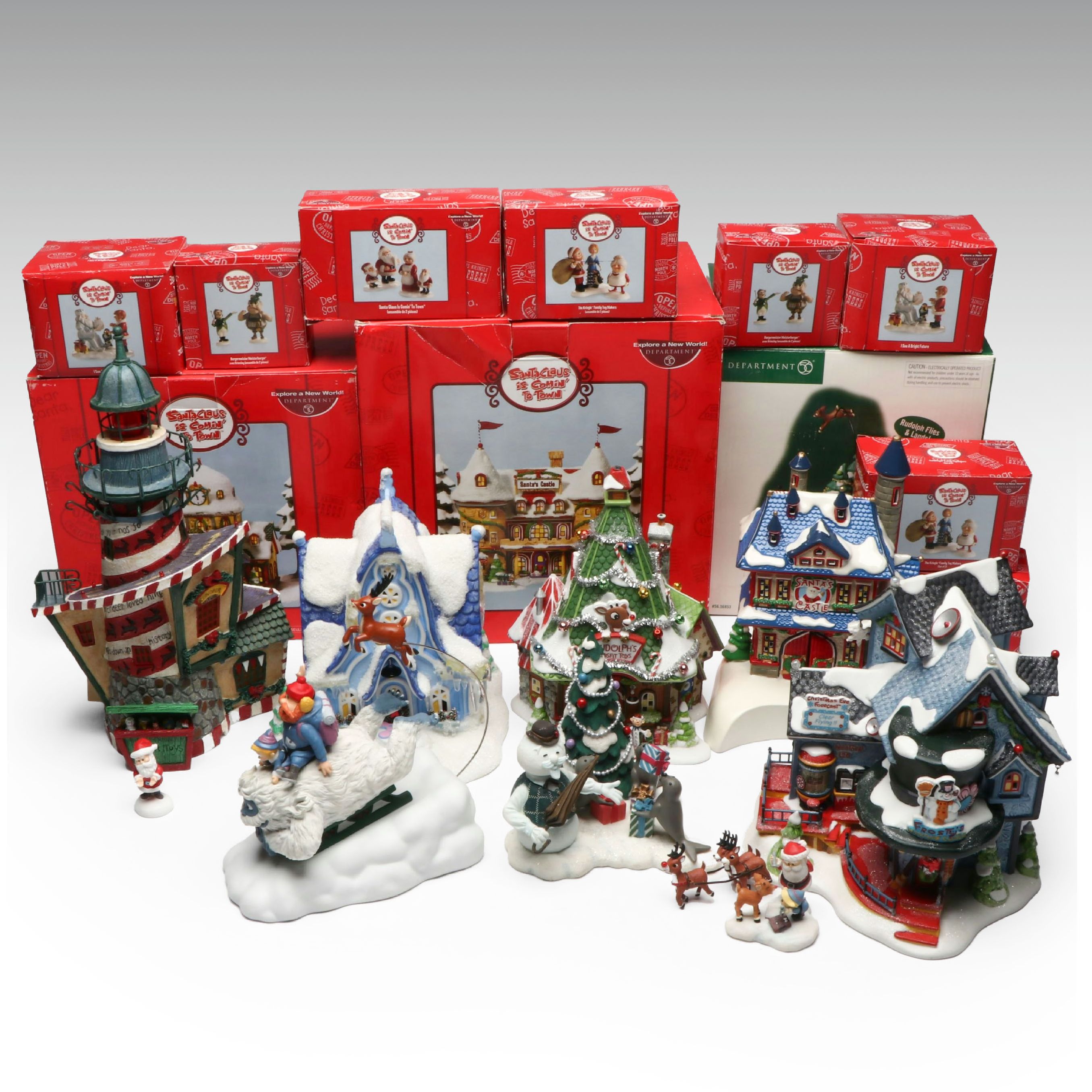 Department 56 "Reindeer Games" and Other Classic Christmas Movie Figurines