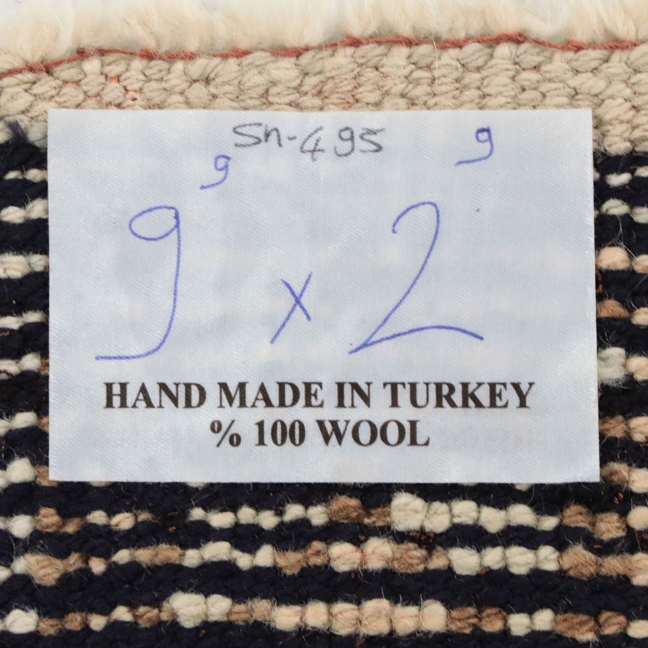 2'9 x 9'10 Turkish Anatolian Sivas Style Carpet Runner Long Rug