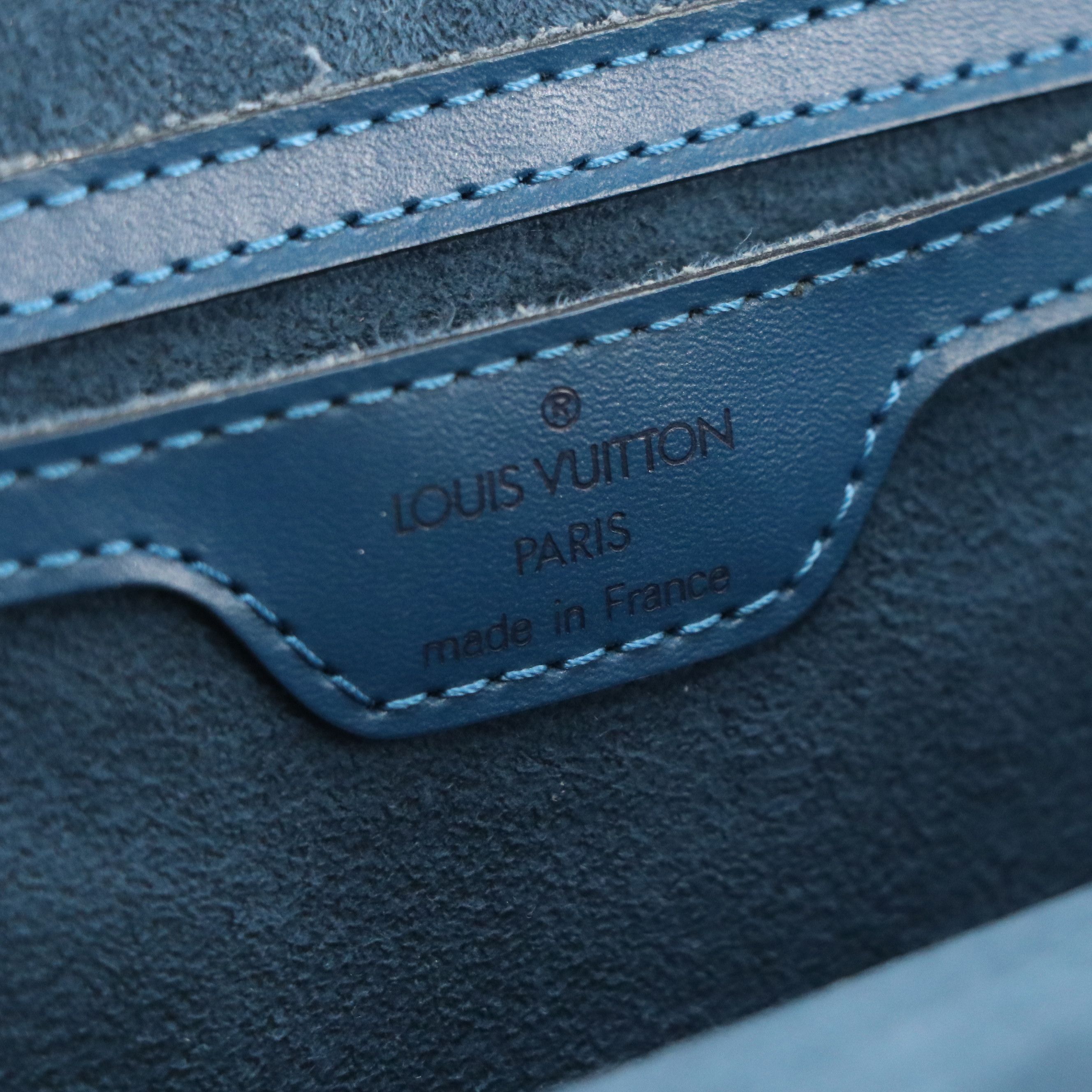 Louis Vuitton Saint Jacques PM Handbag in Toledo Blue Epi Leather