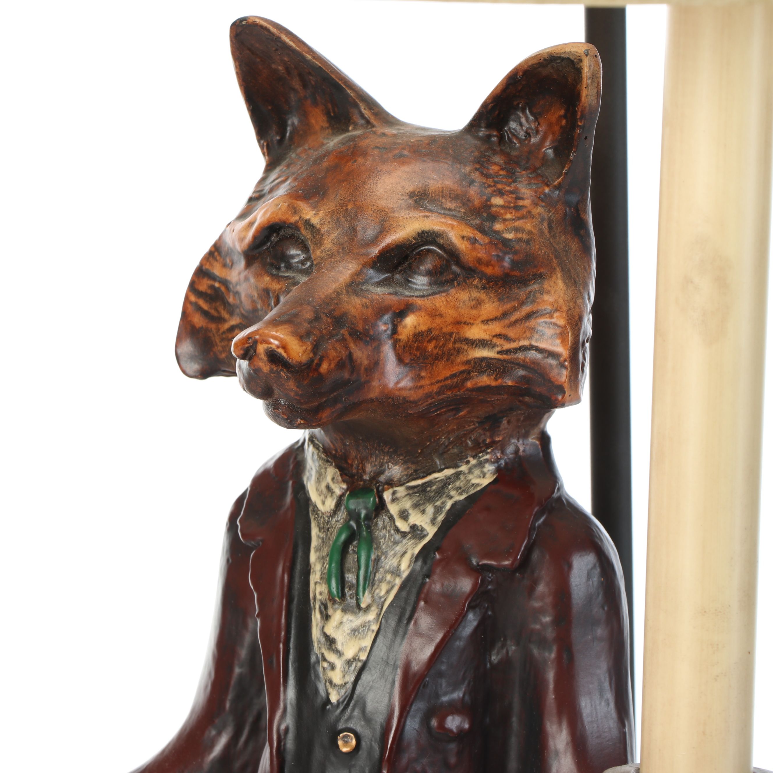 Fancy Fox Figural Table Lamp