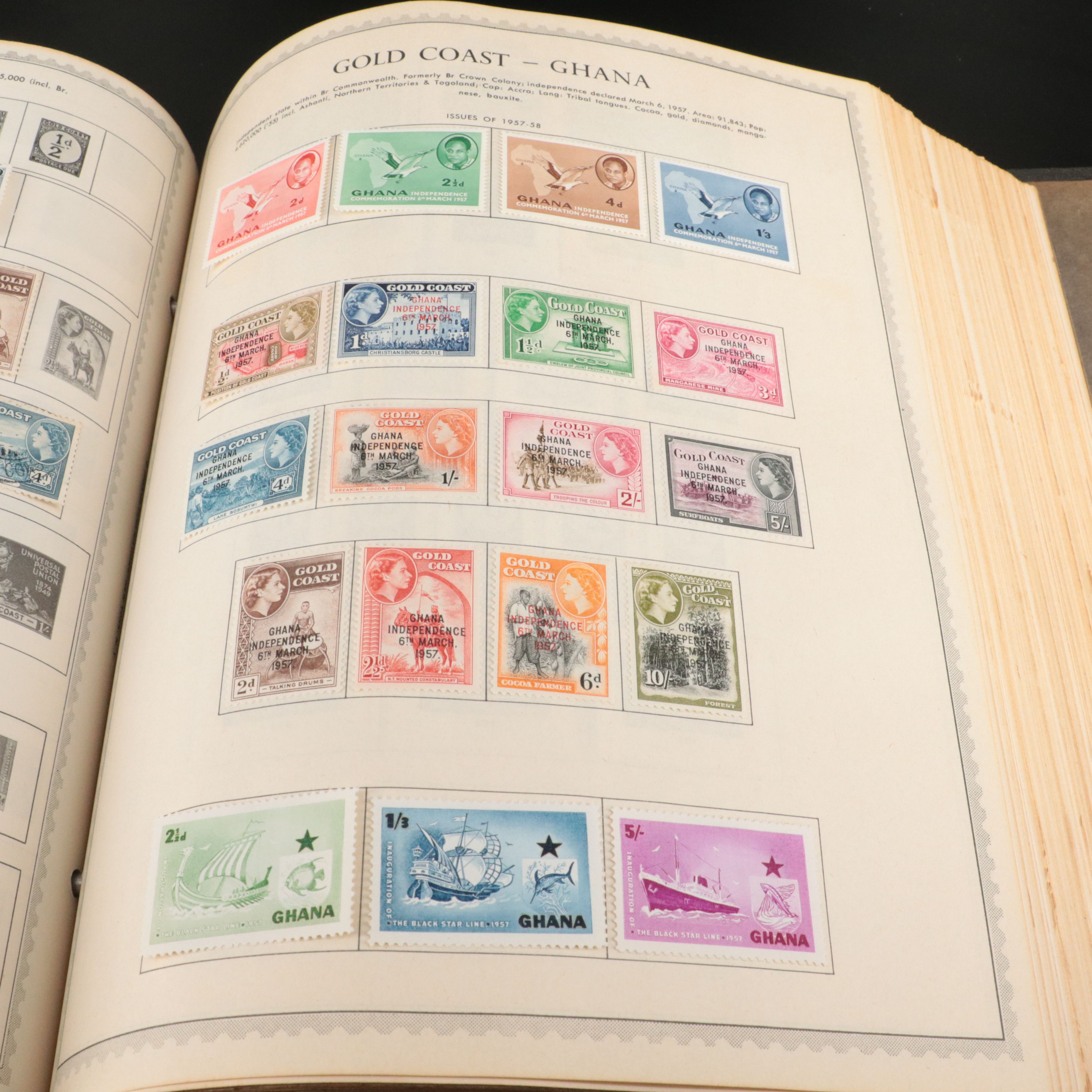 Three Vintage Albums of World Postage Stamps and Postal Covers