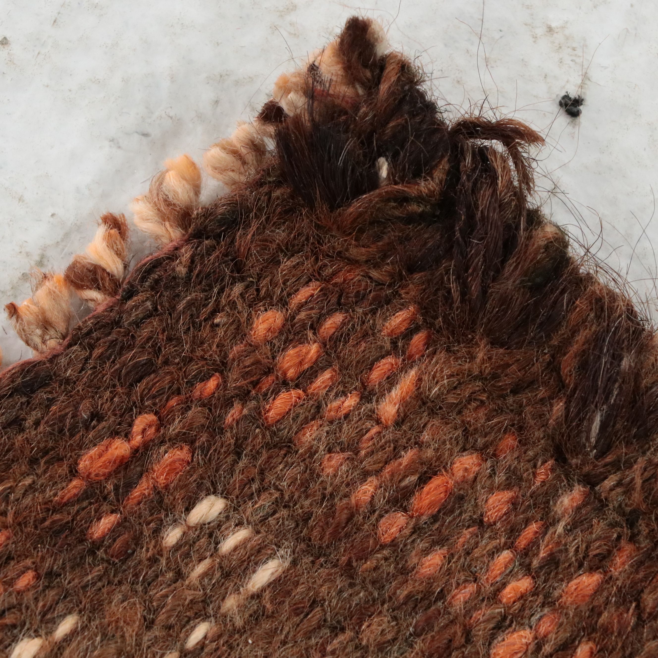 2'11 x 10'9 Hand-Knotted Turkish Konya-Style Geometric Long Rug