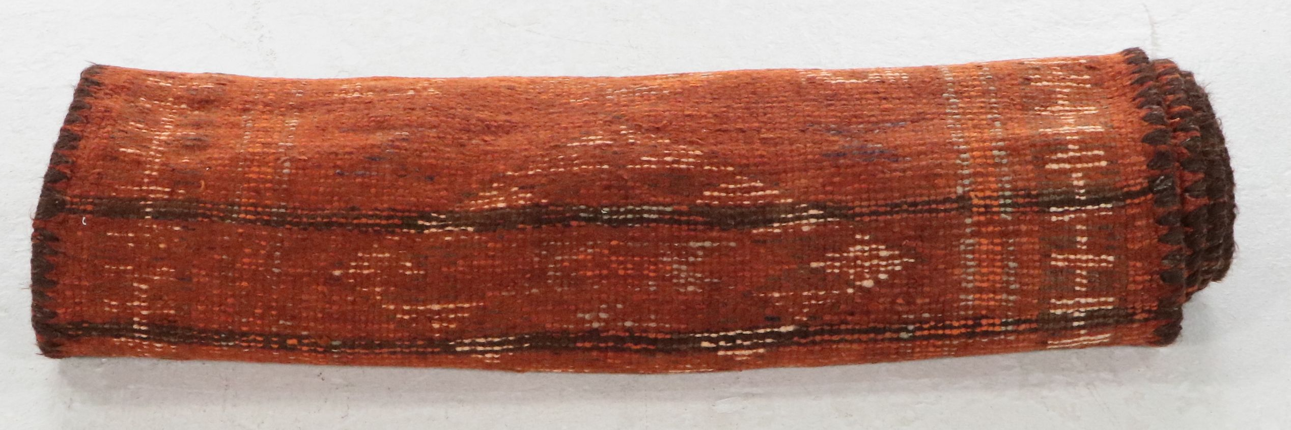 2'11 x 10'9 Hand-Knotted Turkish Konya-Style Geometric Long Rug