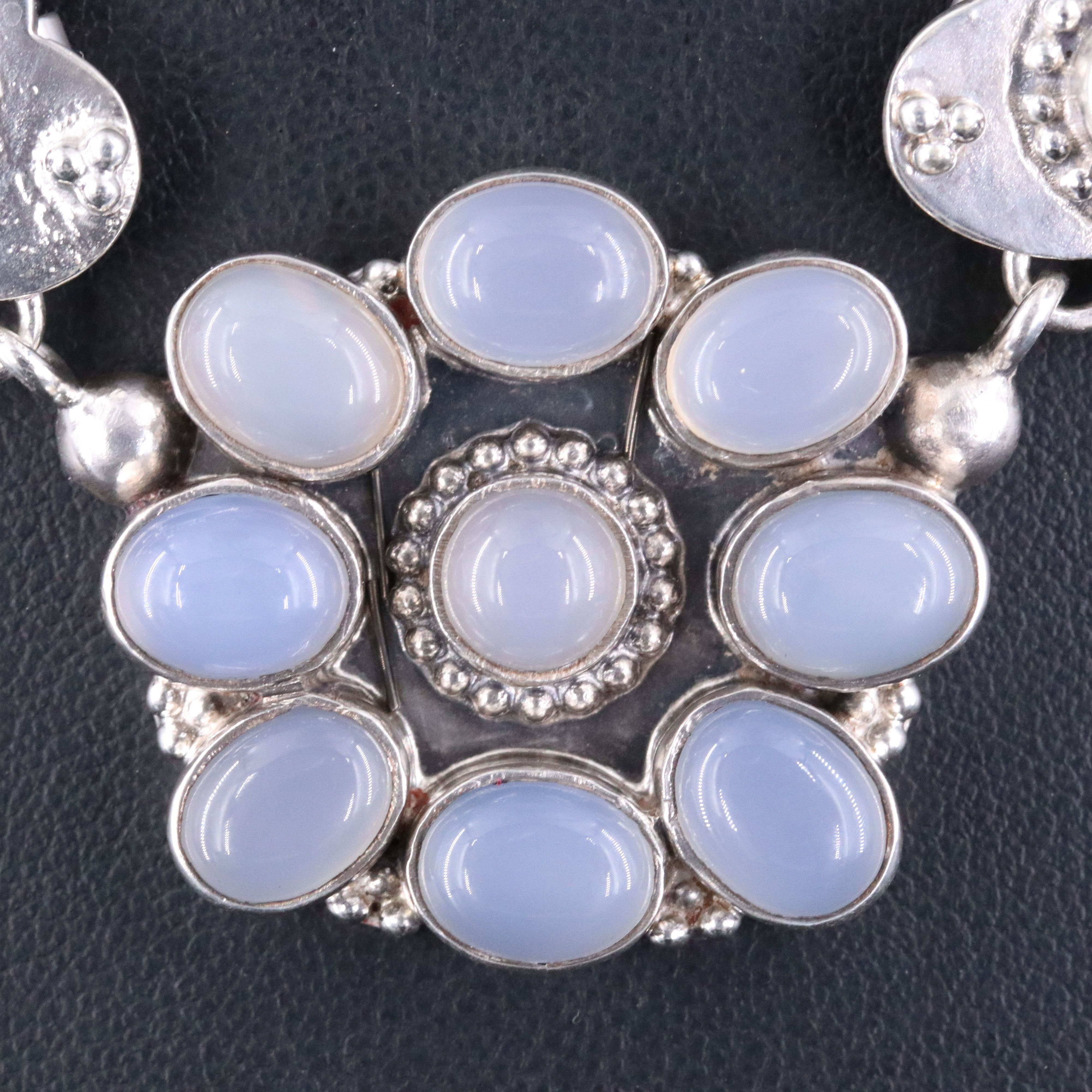 Sterling Chalcedony Necklace