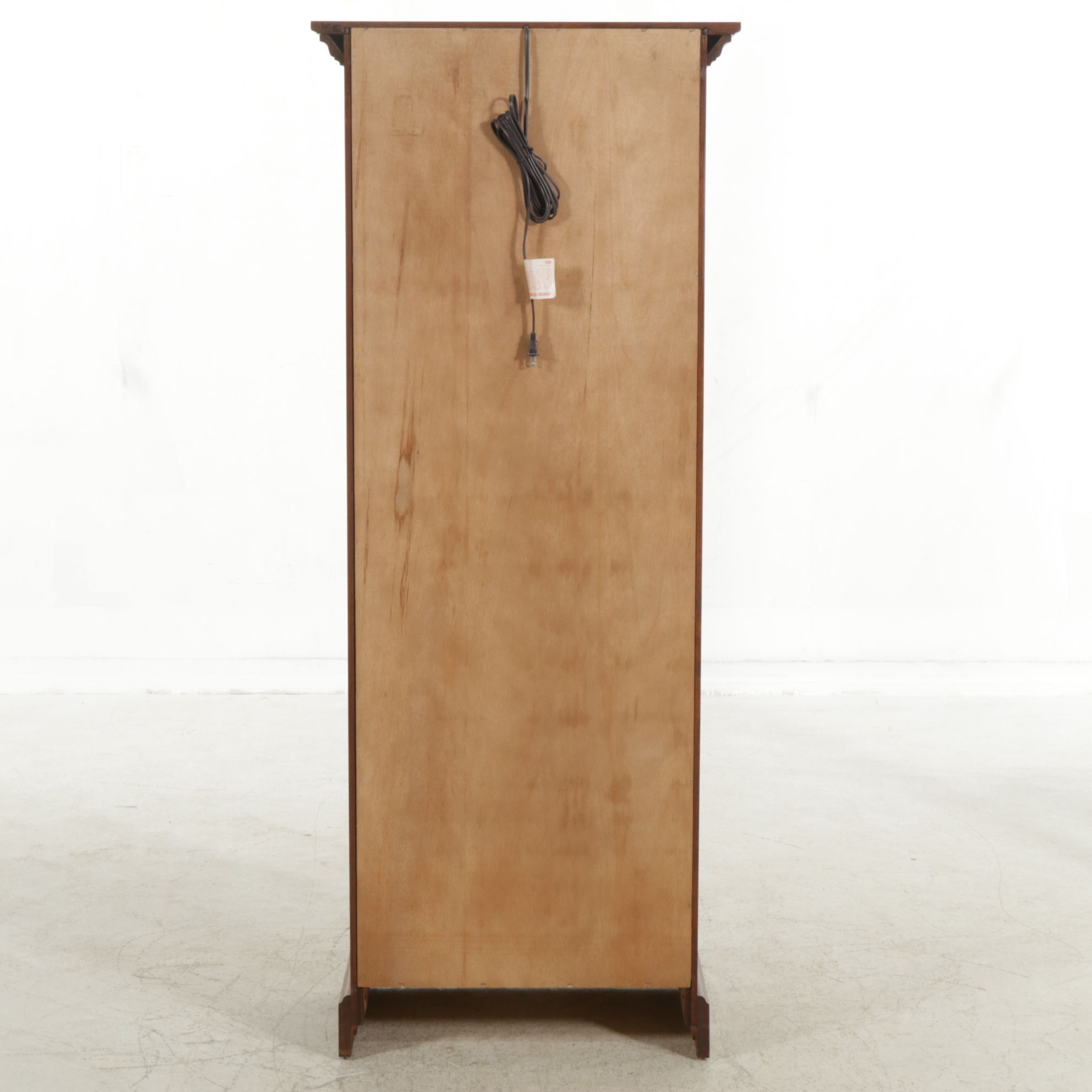 Amish Originals Cherry Illuminated Curio Cabinet, 21st Century