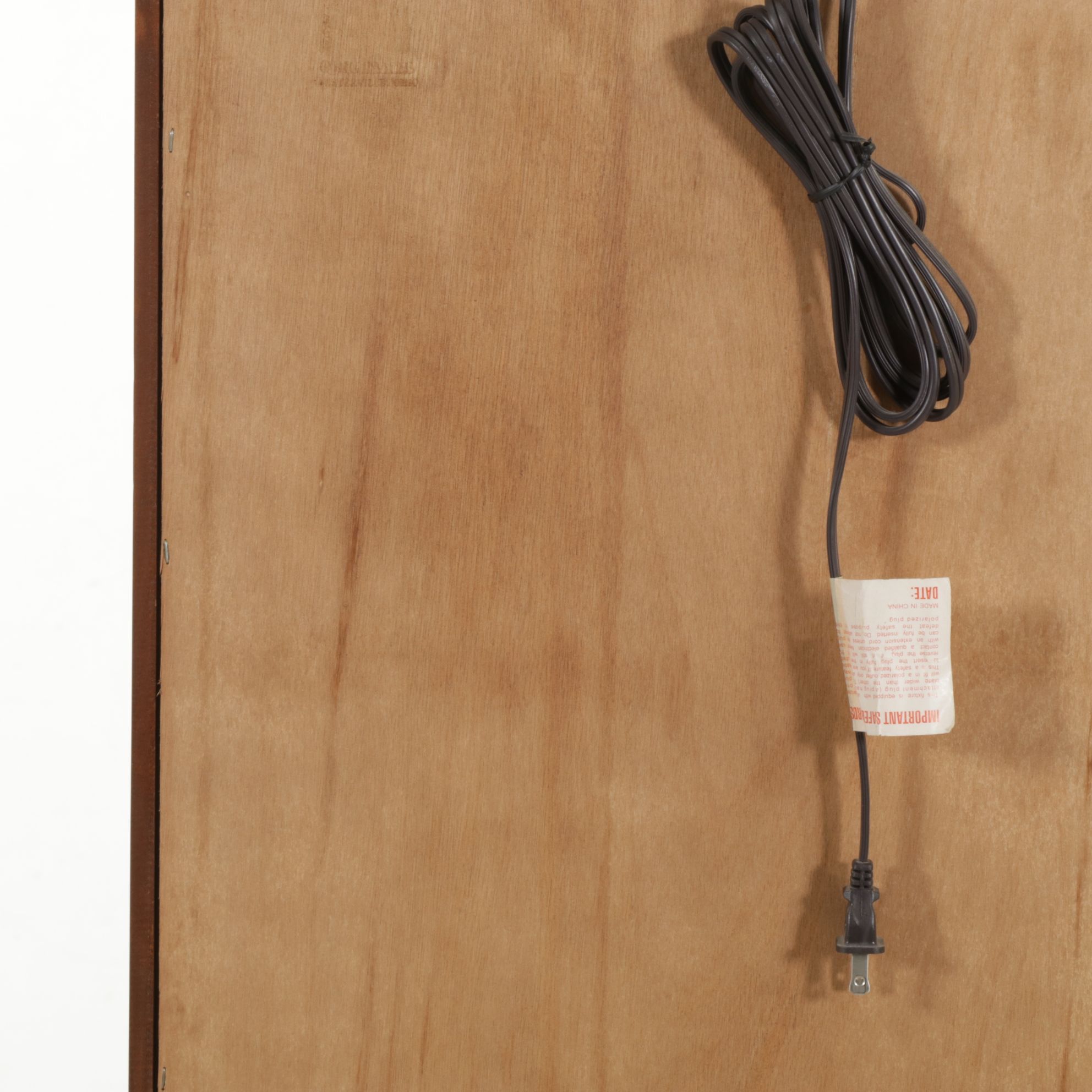 Amish Originals Cherry Illuminated Curio Cabinet, 21st Century