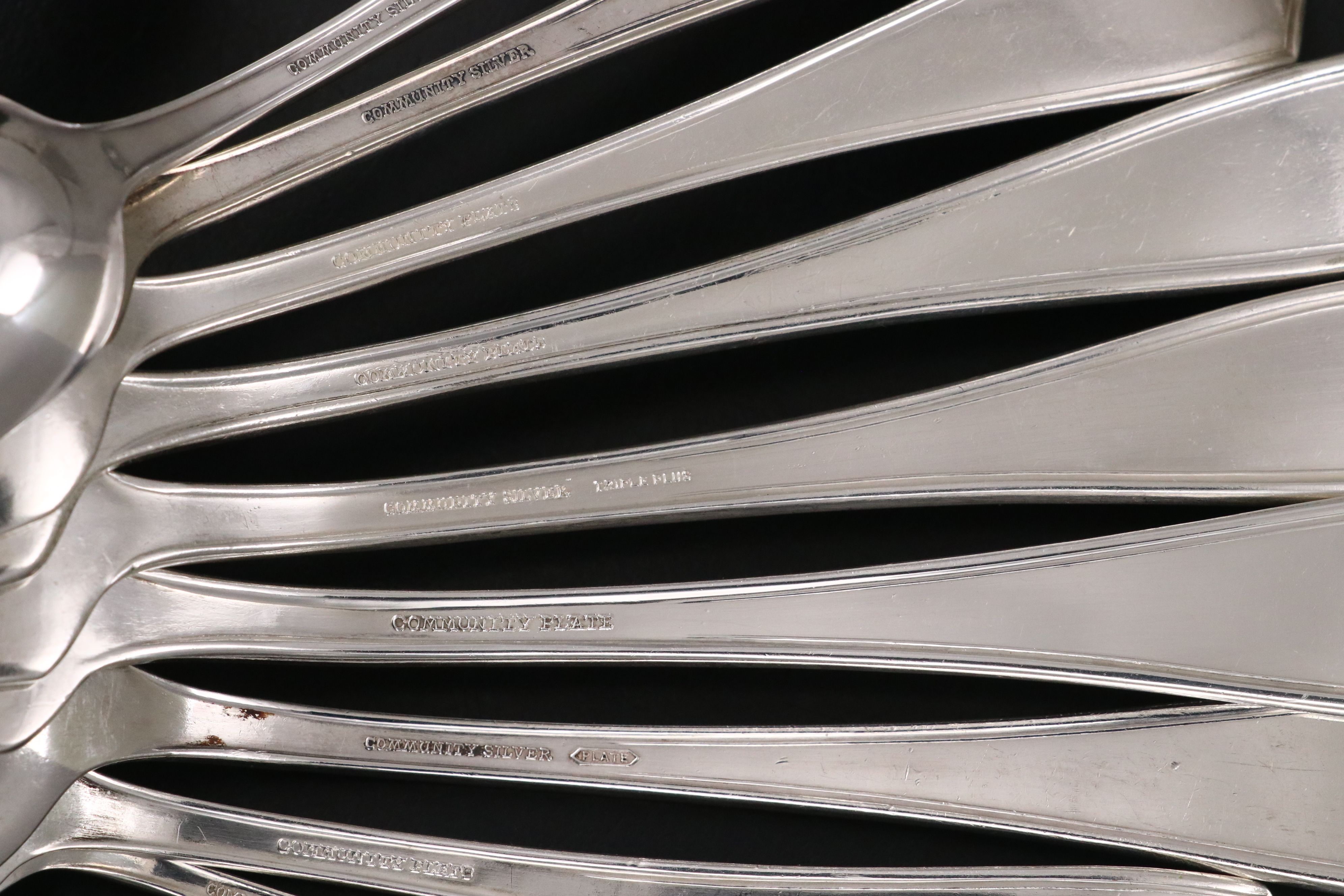 Oneida "Louis XVI" Silver Plate Flatware and Serving Utensils, 1911