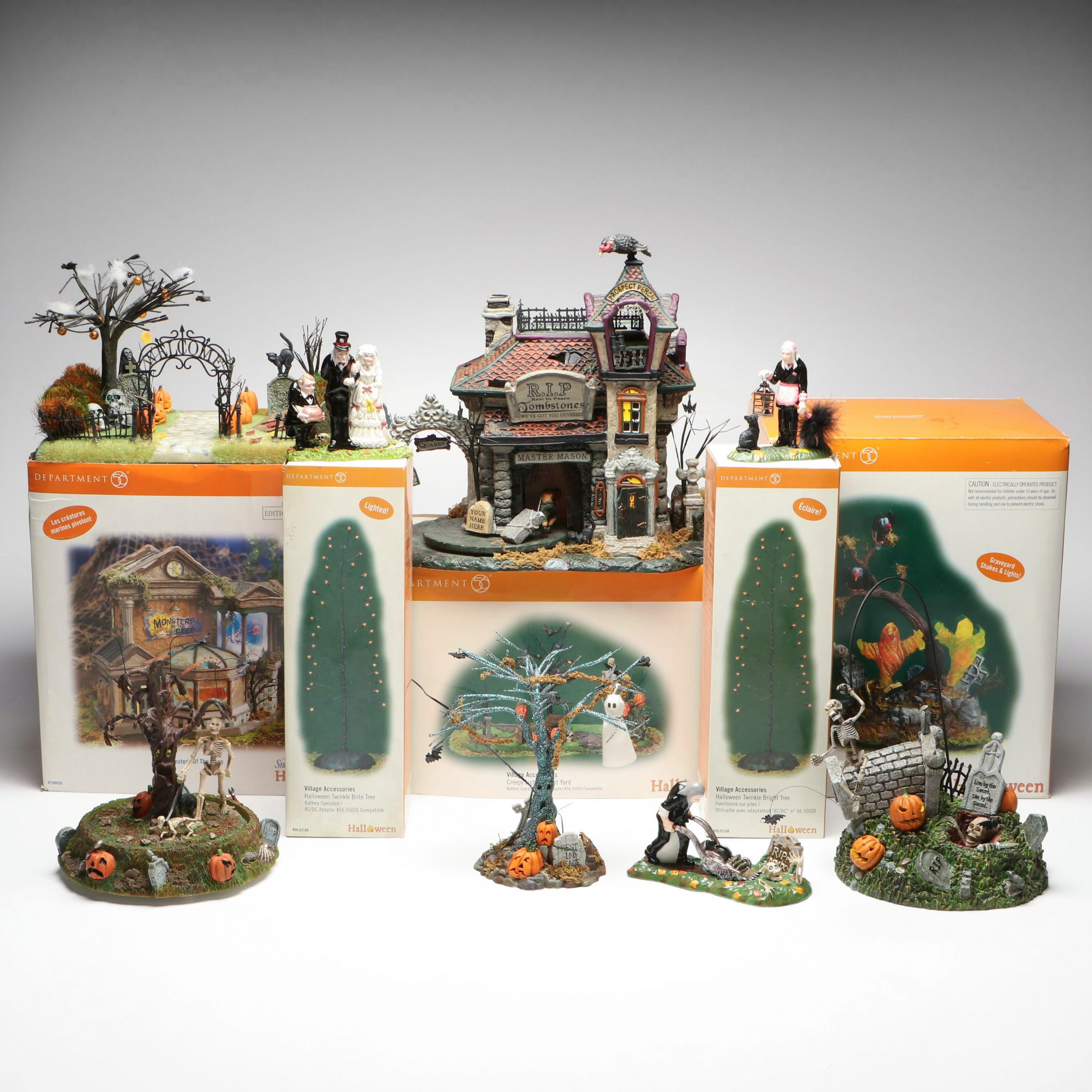 Department 56 Halloween Village Décor Featuring "Monsters Of The Deep"