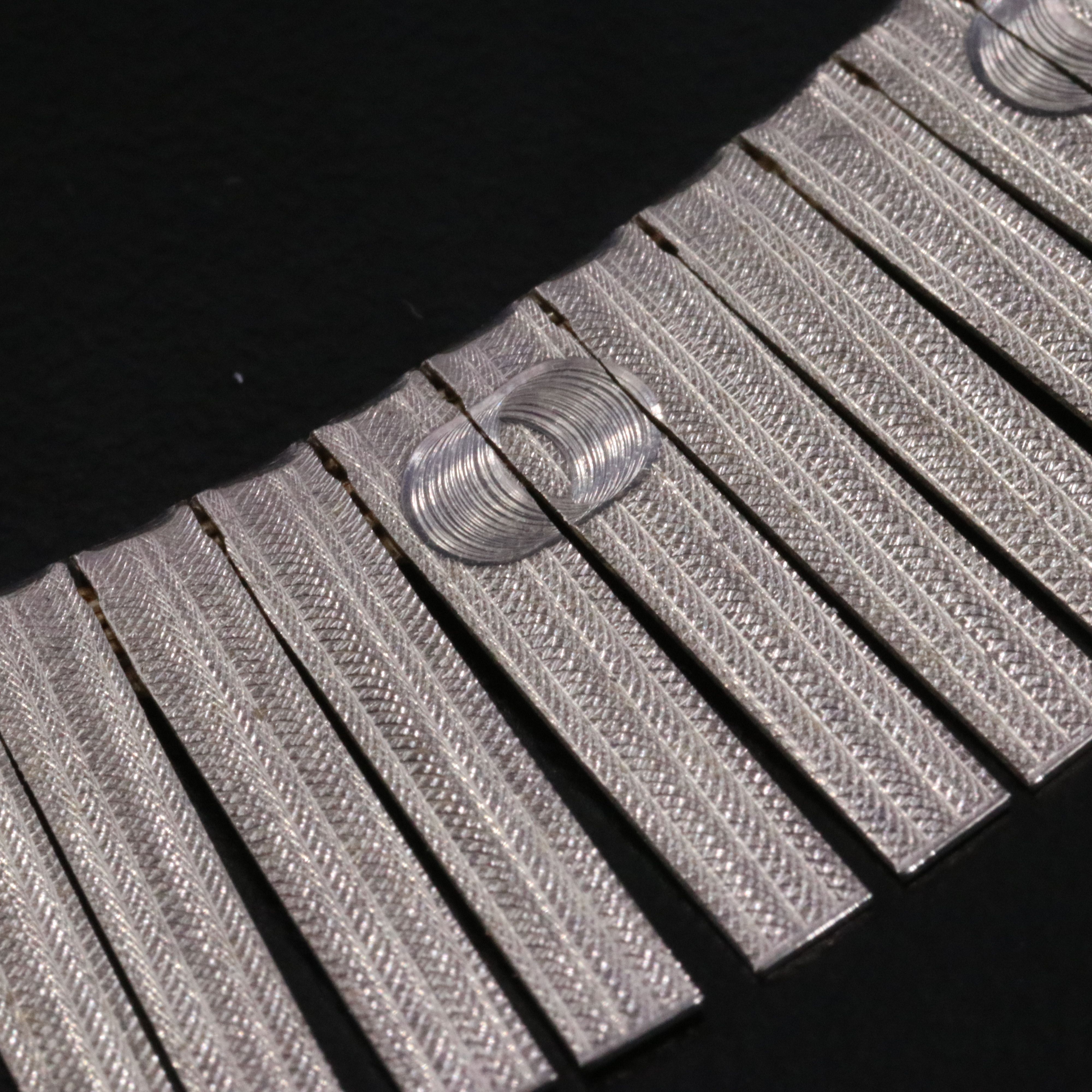 Italian Sterling Reversible Fringe Collar