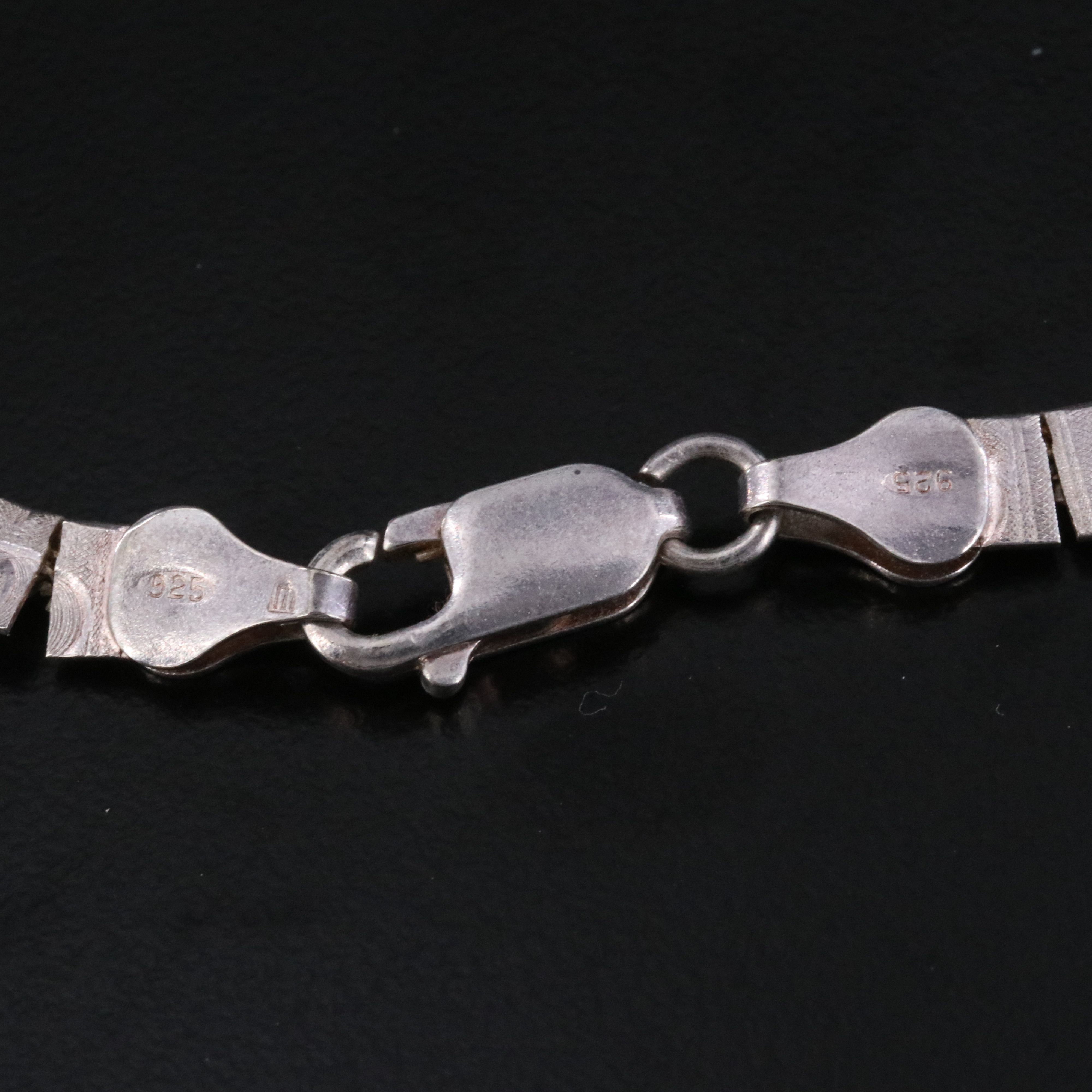 Italian Sterling Reversible Fringe Collar