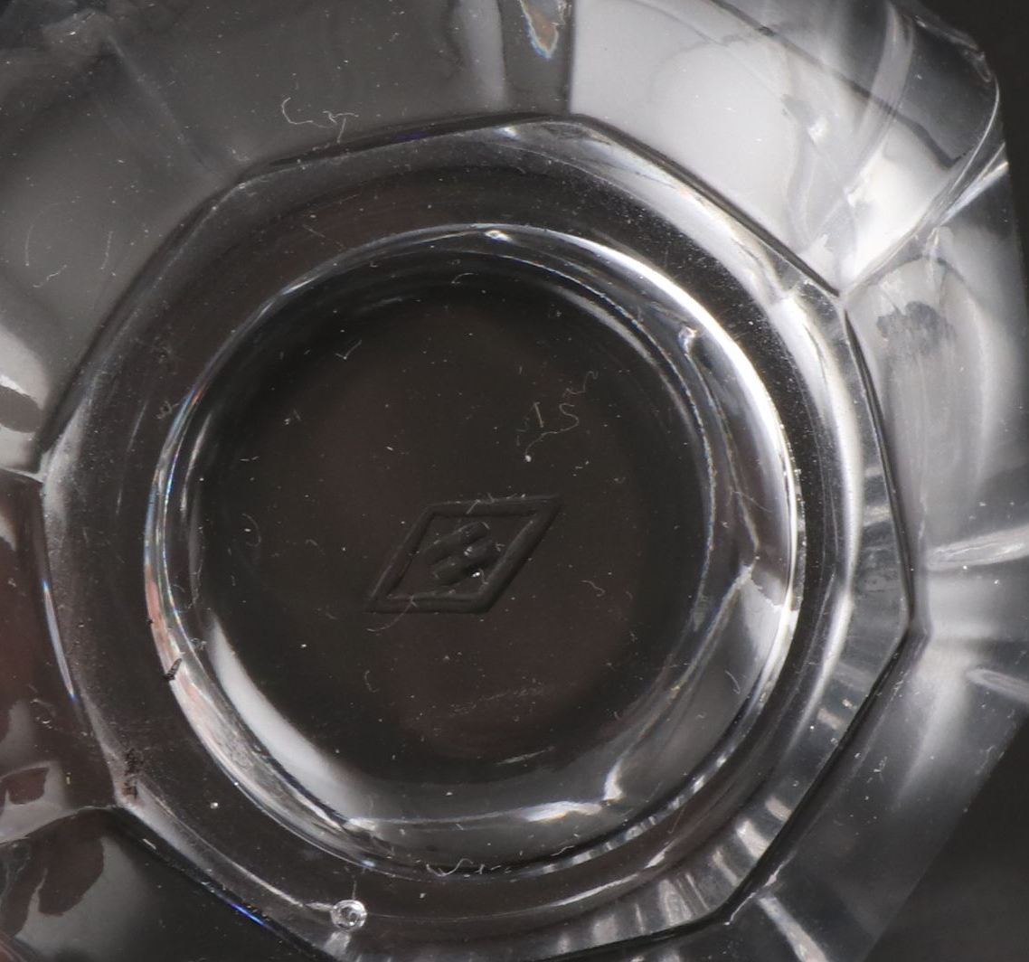 Heisey Glass "Colonial Clear" Punch Bowl with Stand, Cups and Ladle