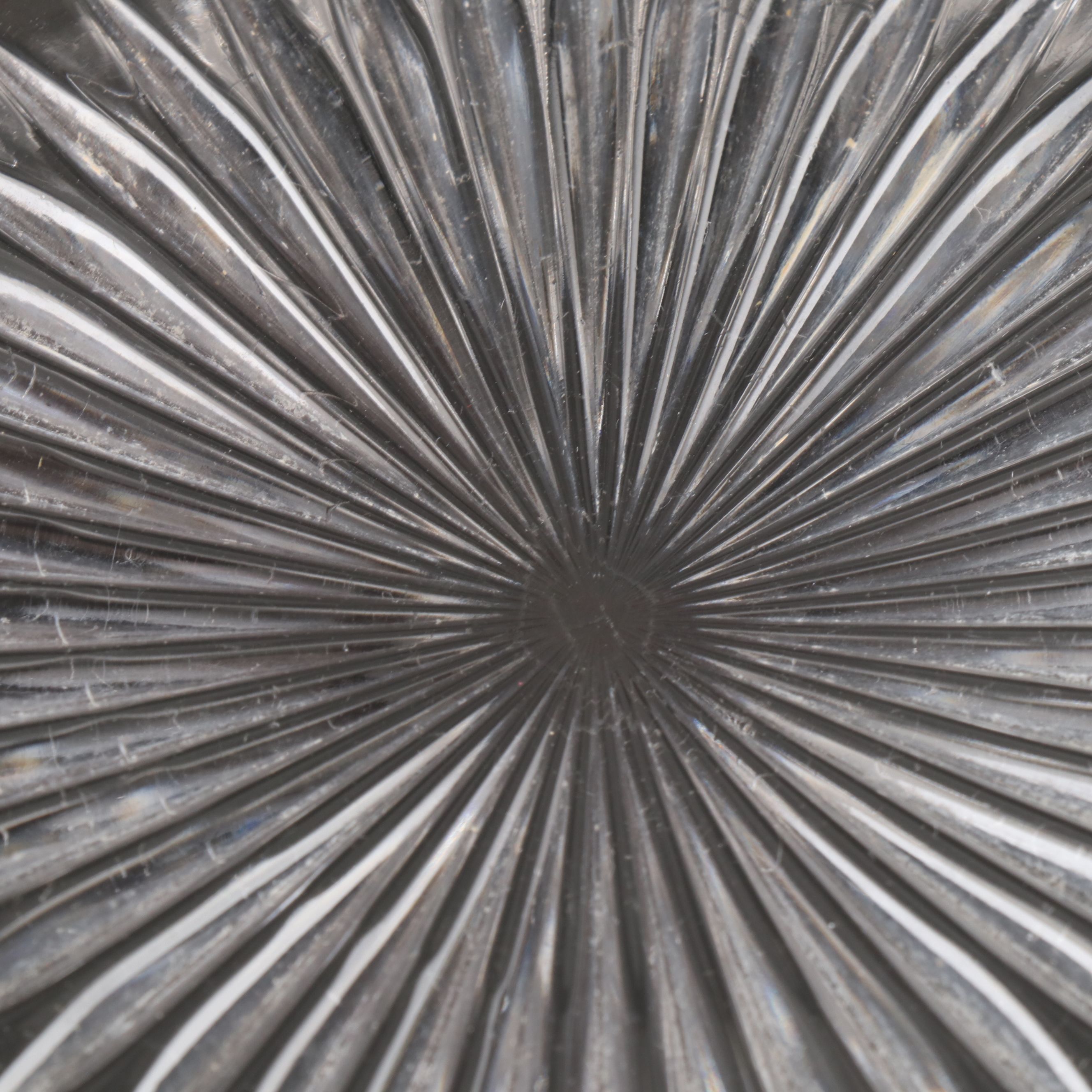 Heisey Glass "Colonial Clear" Punch Bowl with Stand, Cups and Ladle