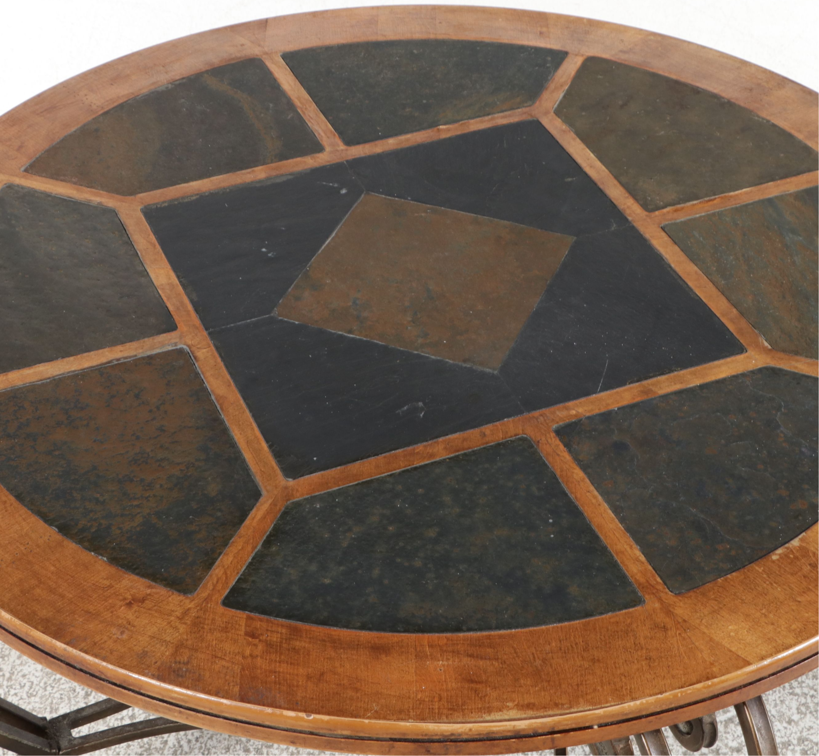 Ashley Furniture Five-Piece Dining Set Featuring Slate Top Table