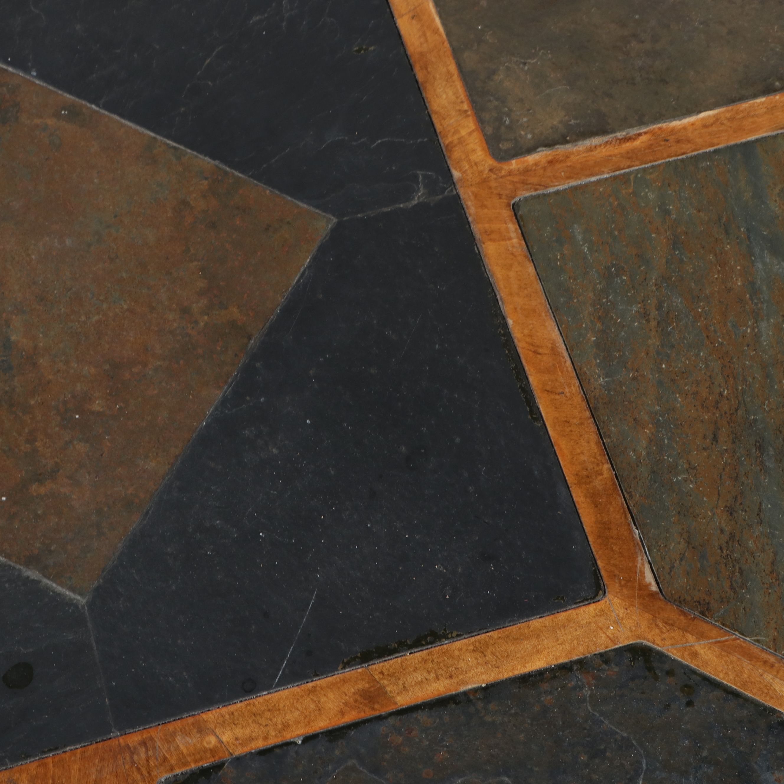 Ashley Furniture Five-Piece Dining Set Featuring Slate Top Table