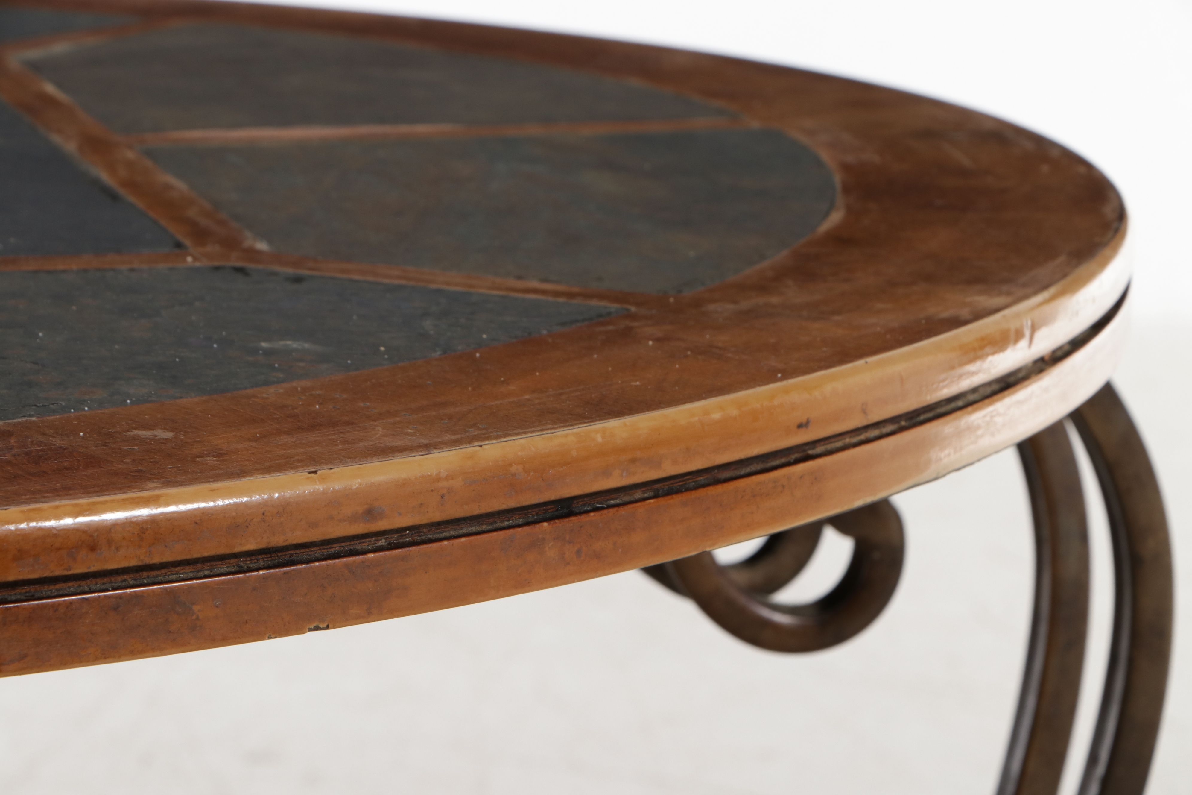 Ashley Furniture Five-Piece Dining Set Featuring Slate Top Table