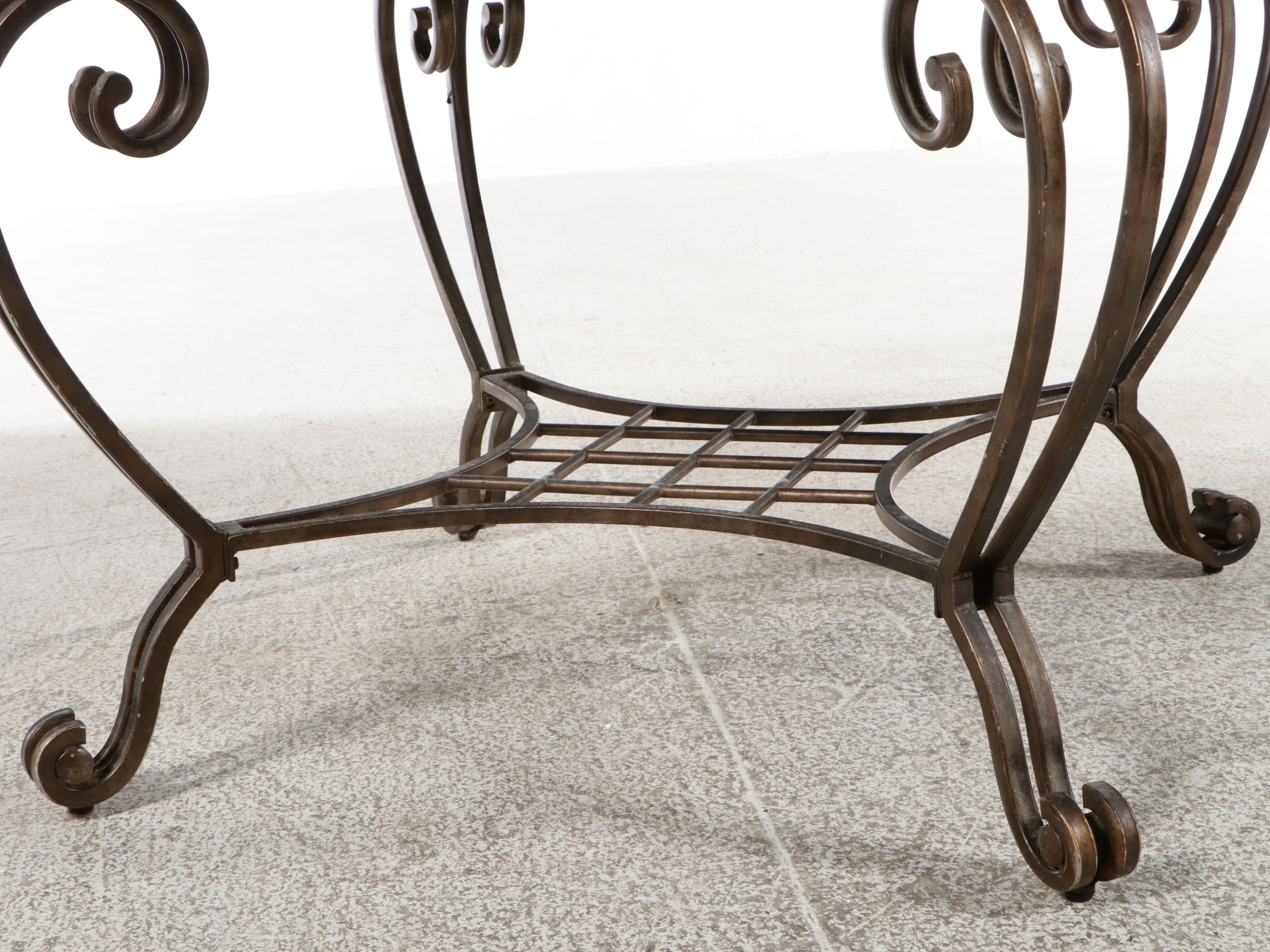 Ashley Furniture Five-Piece Dining Set Featuring Slate Top Table