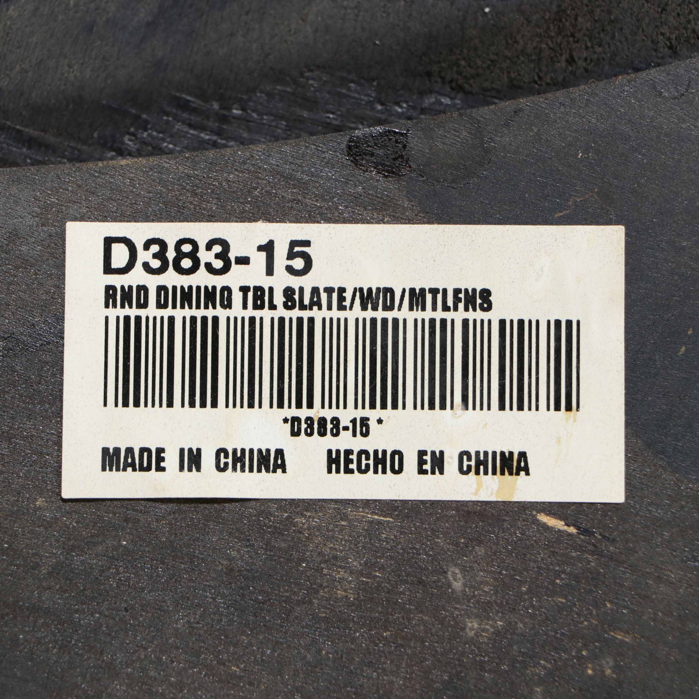 Ashley Furniture Five-Piece Dining Set Featuring Slate Top Table