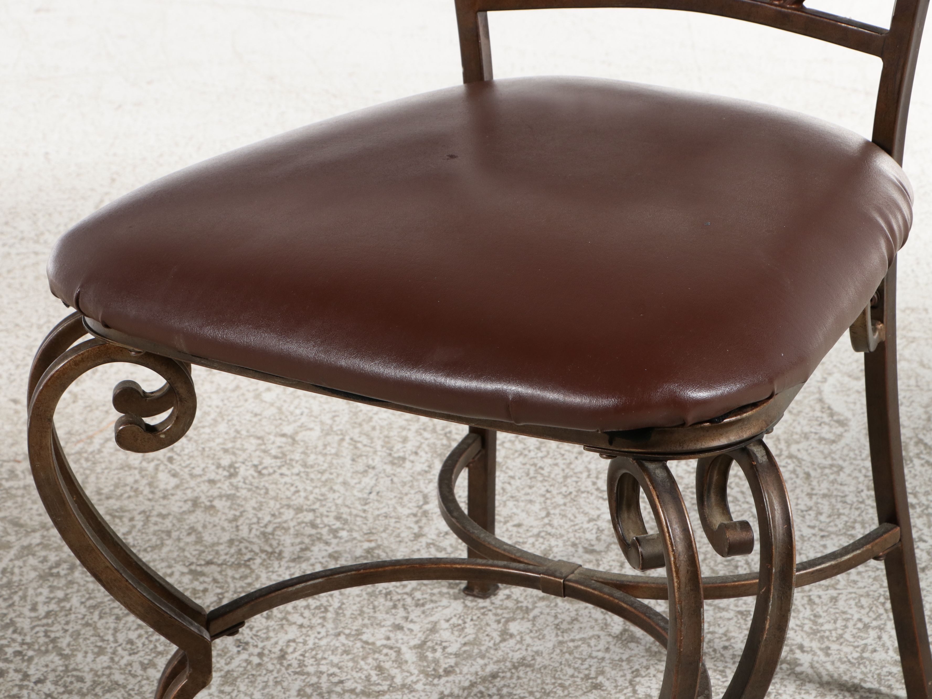 Ashley Furniture Five-Piece Dining Set Featuring Slate Top Table