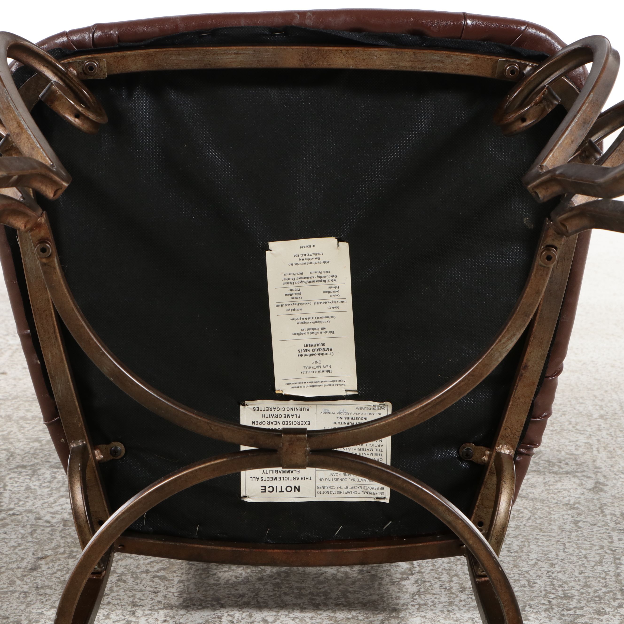 Ashley Furniture Five-Piece Dining Set Featuring Slate Top Table