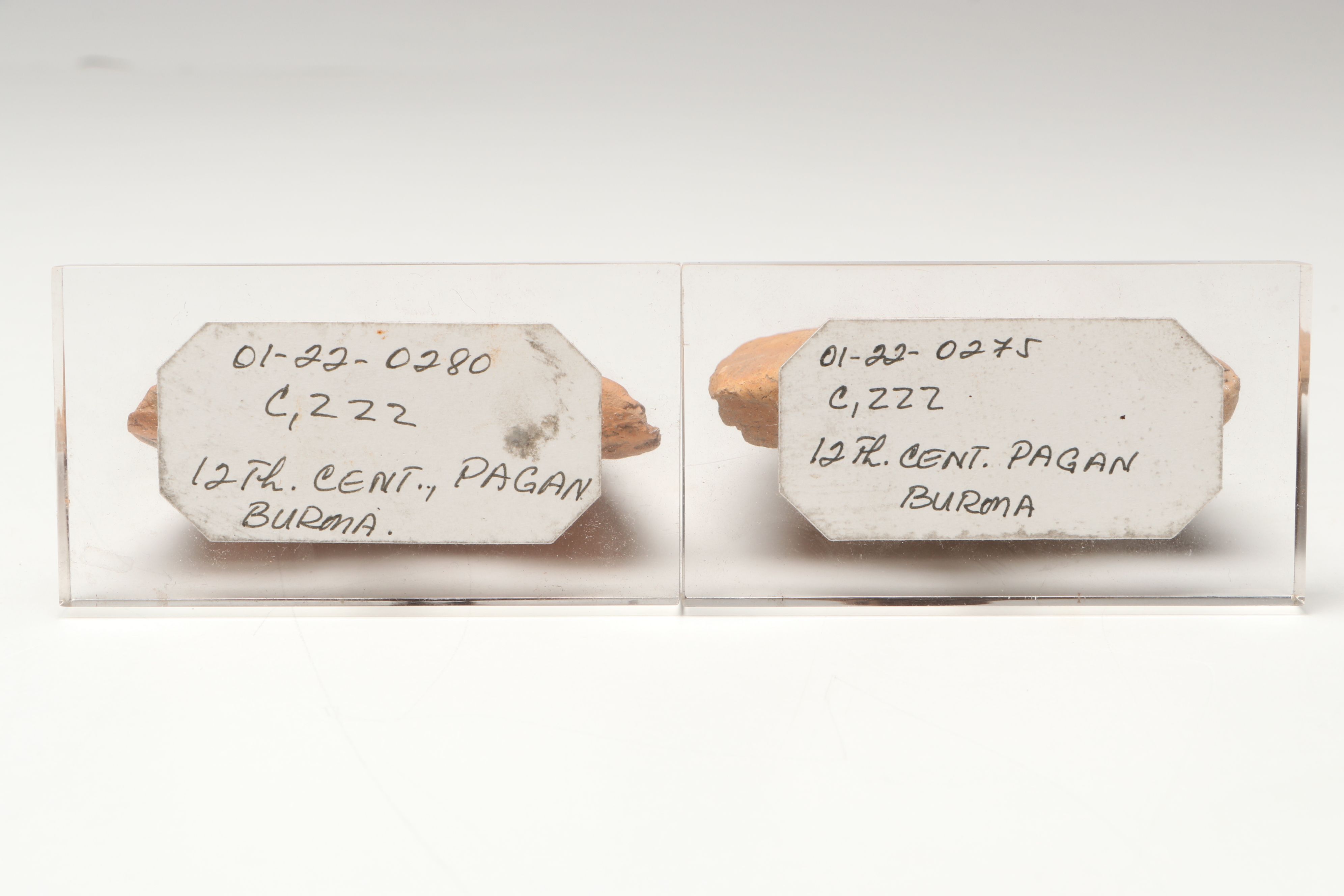 Burmese Pagan Kingdom "Sâccha" Votive Buddha Tablets, 12th Century