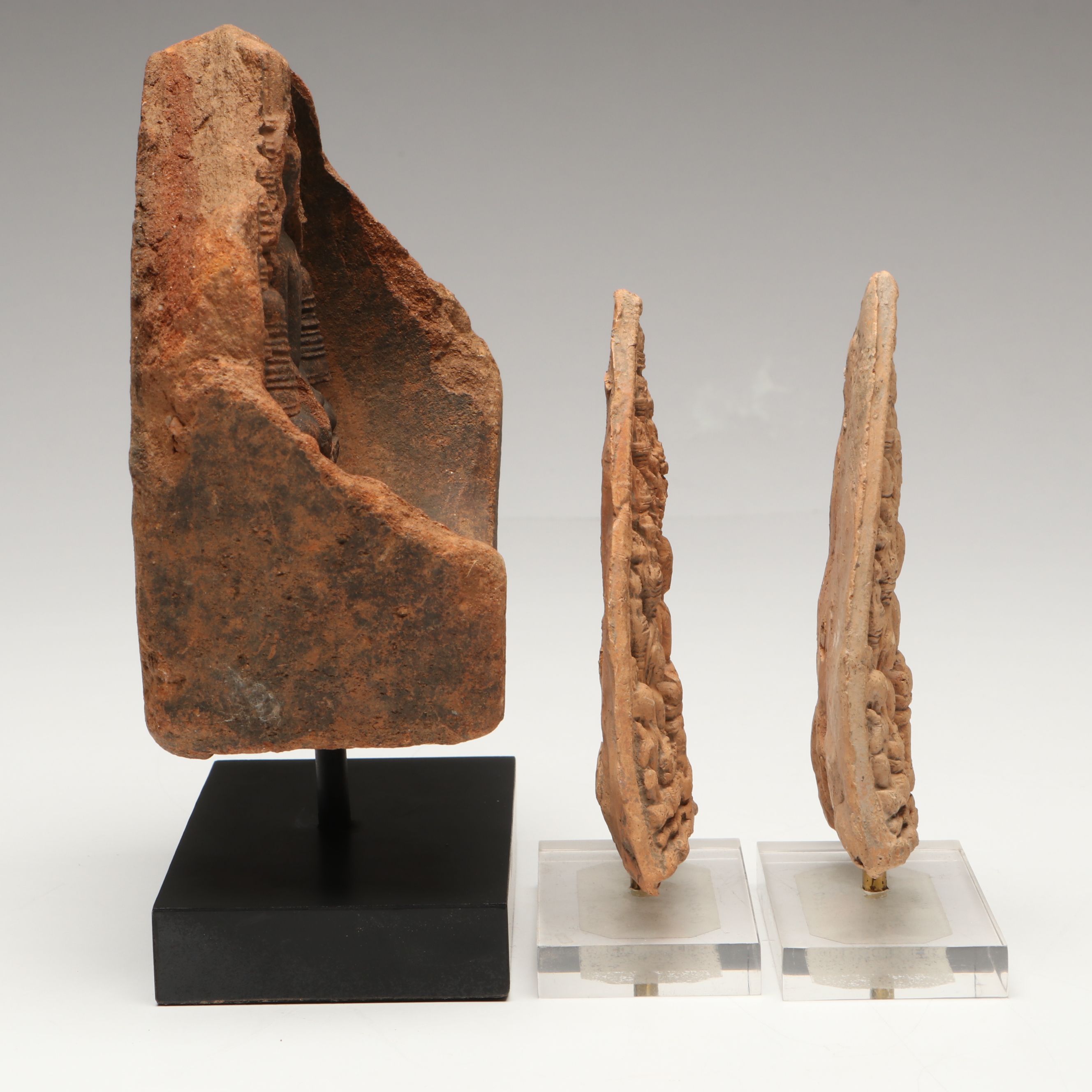 Burmese Pagan Kingdom "Sâccha" Votive Buddha Tablets, 12th Century