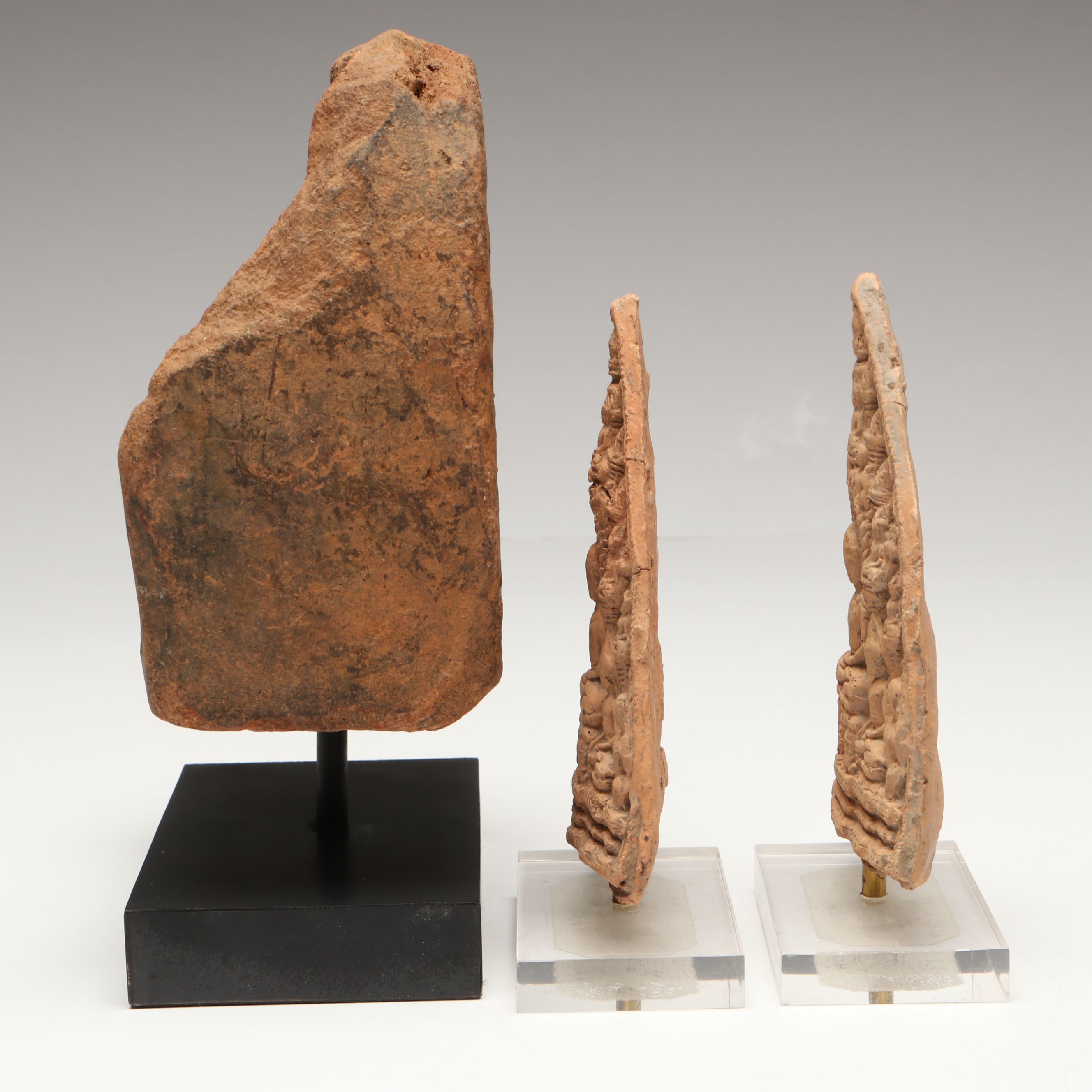 Burmese Pagan Kingdom "Sâccha" Votive Buddha Tablets, 12th Century