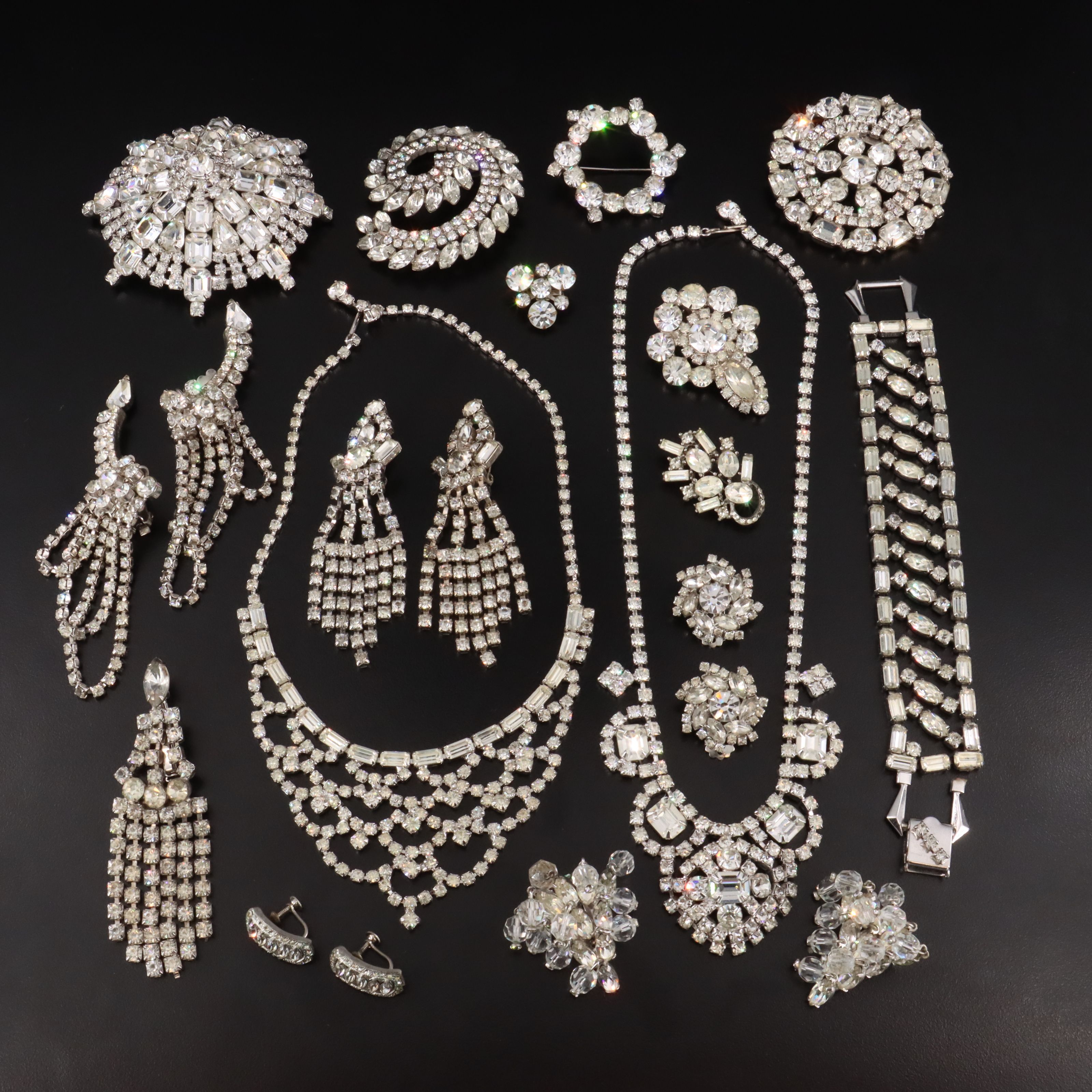 Weiss & Juliana Featured in Vintage Rhinestone & Crystal Jewelry Collection
