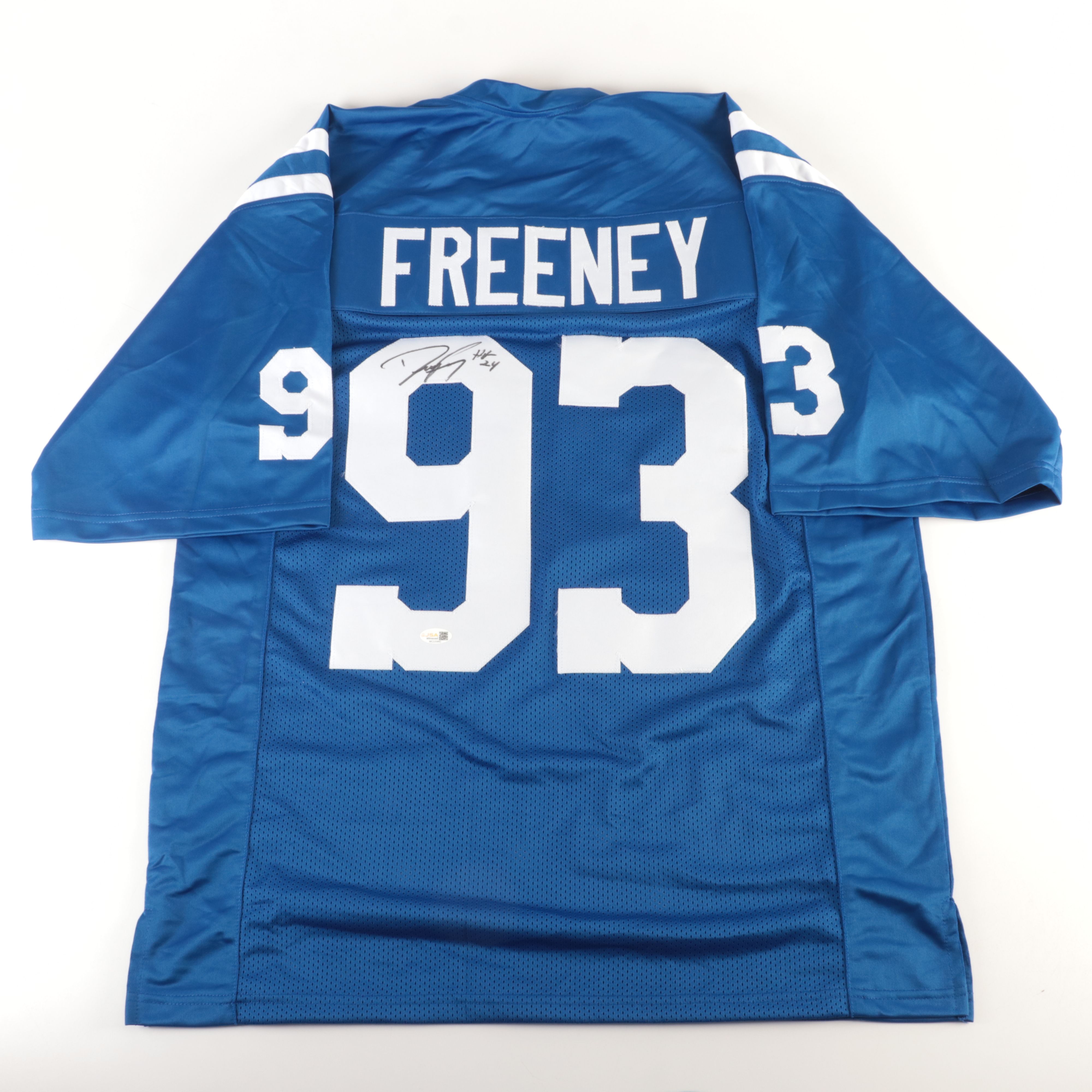 Dwight Freeney Signed Indianapolis Colts Football Jersey, JSA