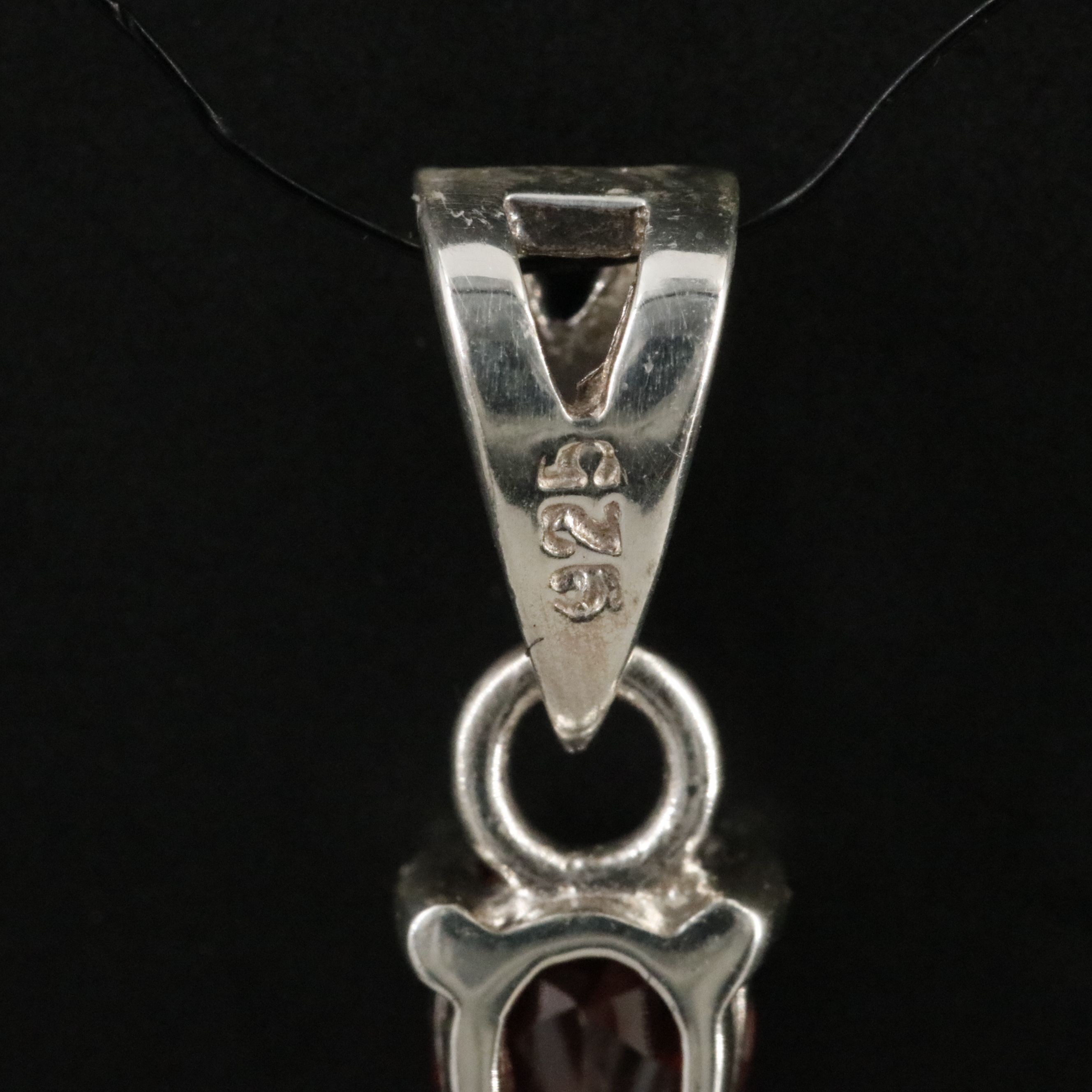 Sterling Cross Pendant Including CZ and Marcasite