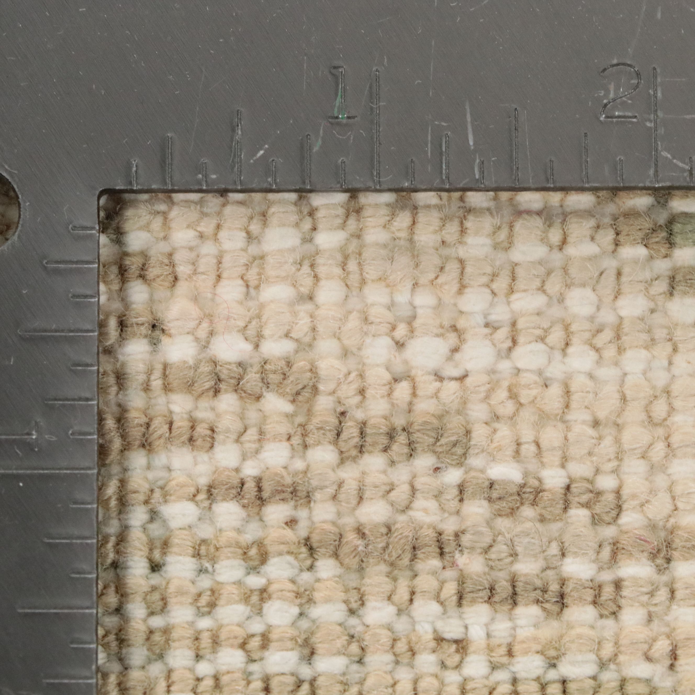 5'4 x 10'1 Hand-Knotted Turkish Oushak "Ghost" Style Area Rug