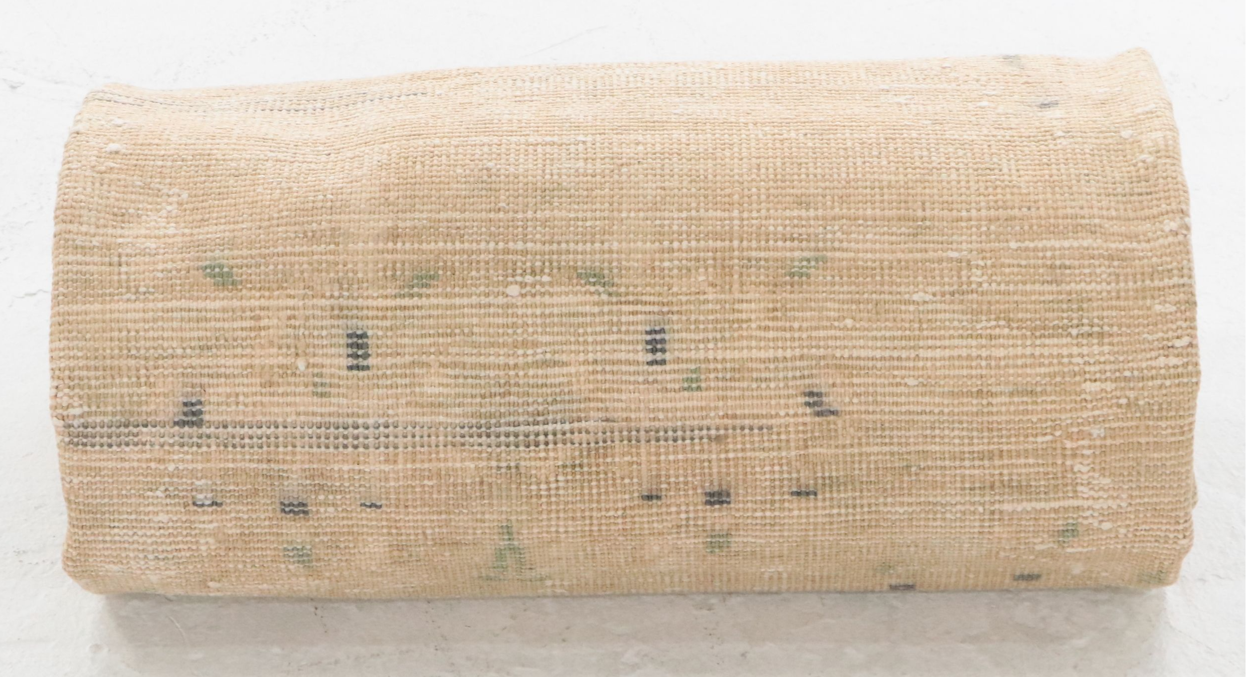 5'4 x 10'1 Hand-Knotted Turkish Oushak "Ghost" Style Area Rug