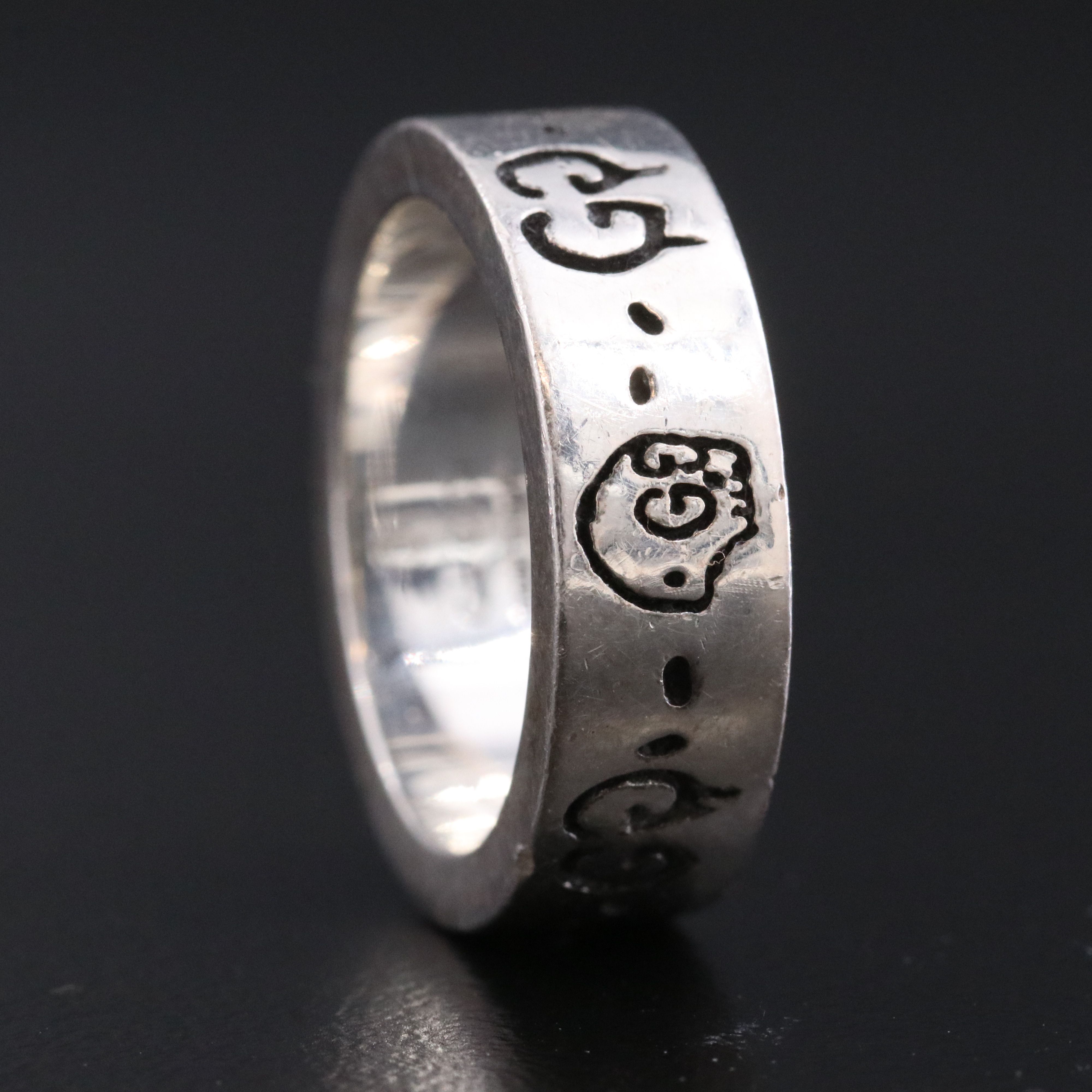 Gucci Ghost Sterling Ring