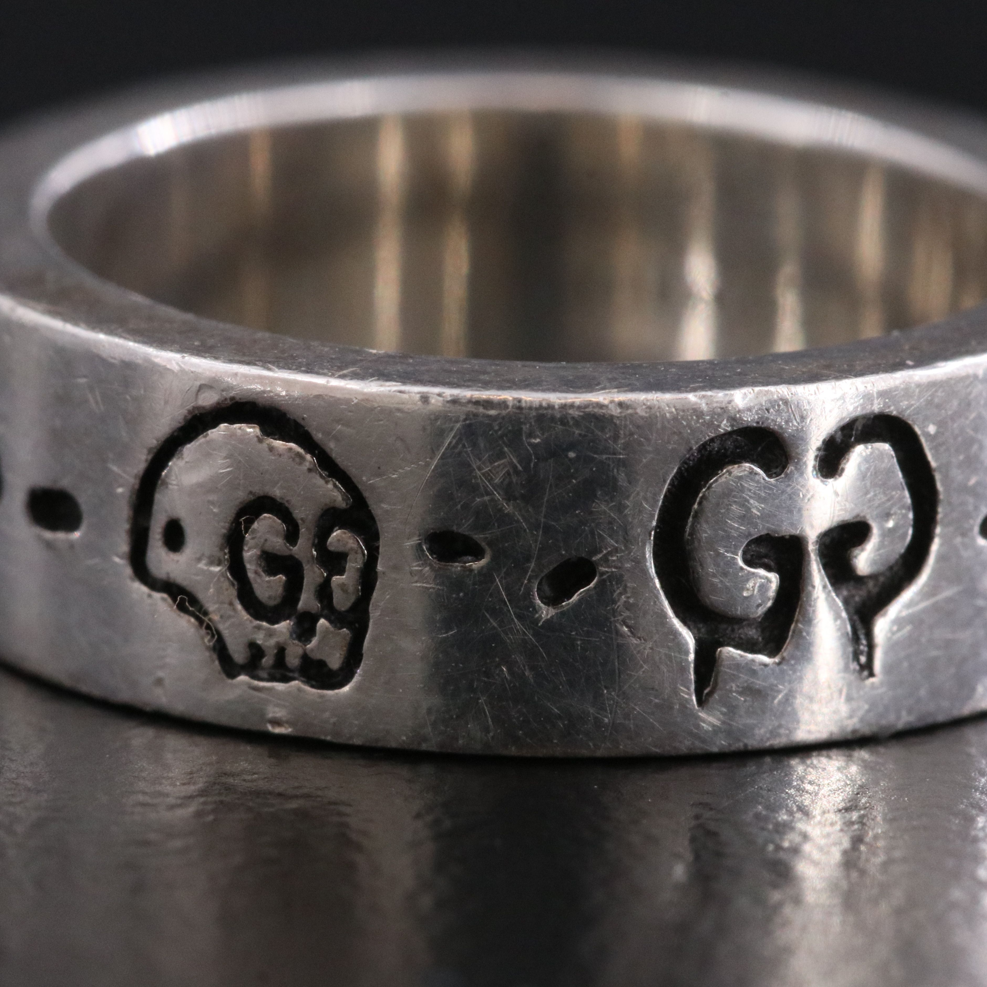 Gucci Ghost Sterling Ring