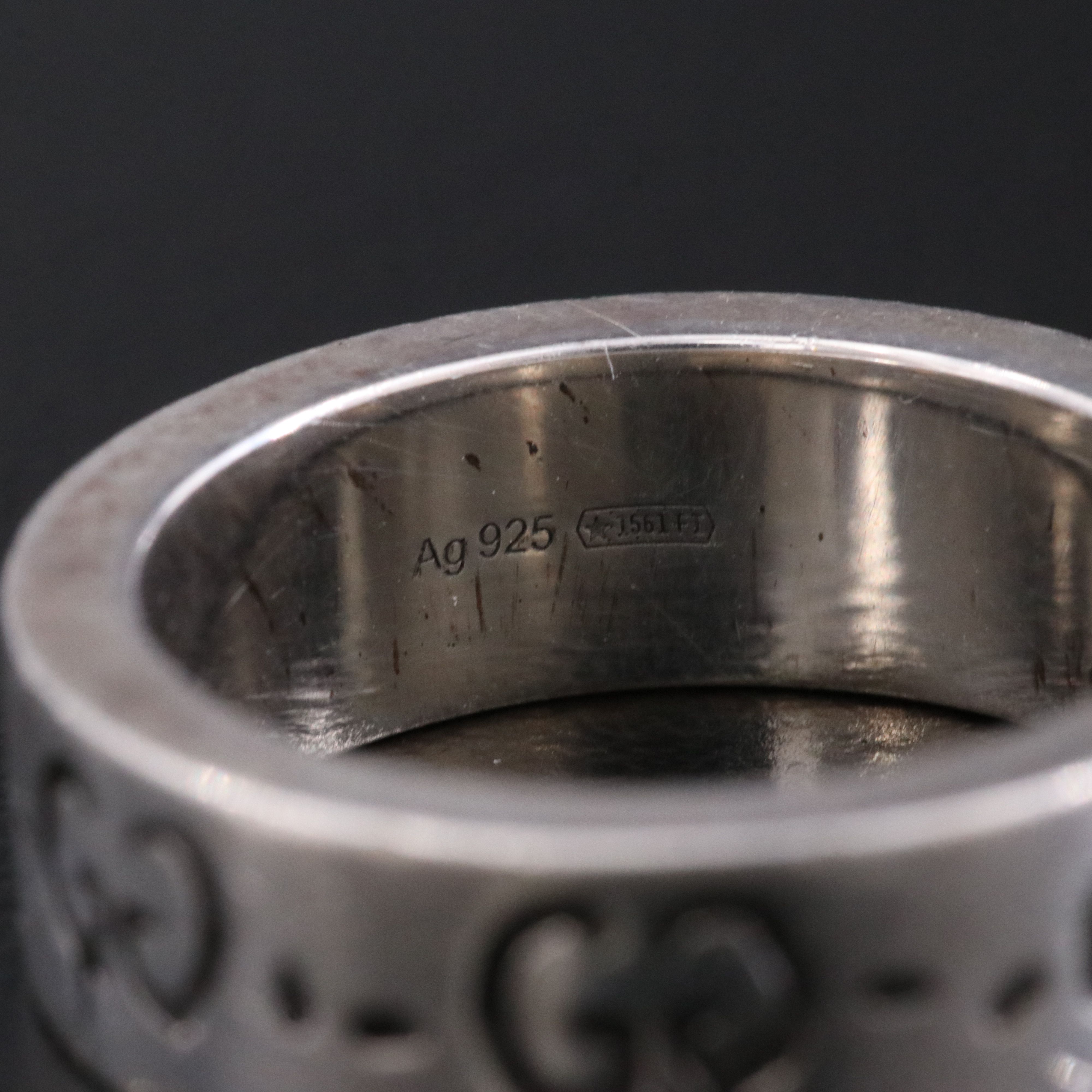Gucci Ghost Sterling Ring