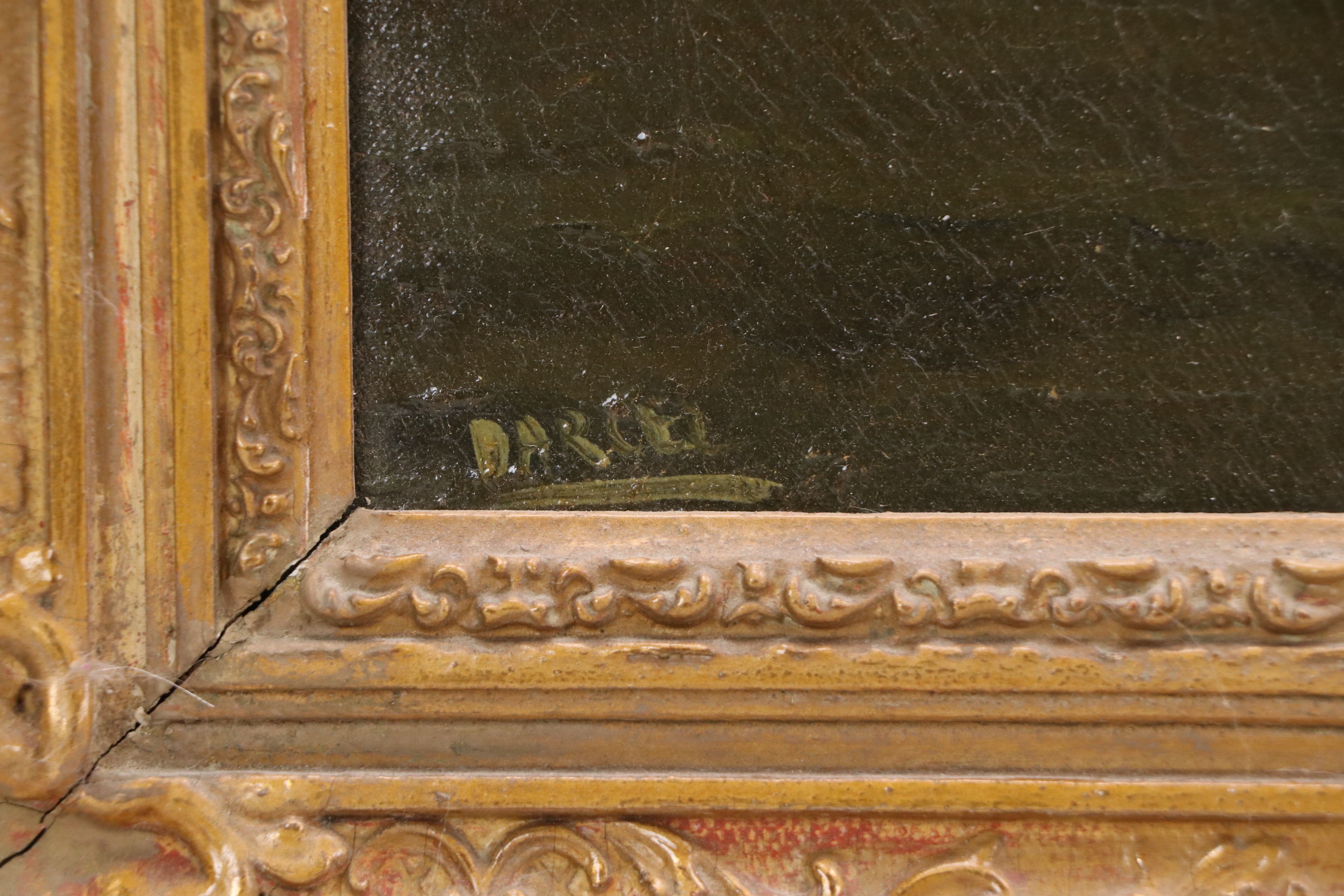 Oil Painting of Venetian Scenery, Mid-20th Century