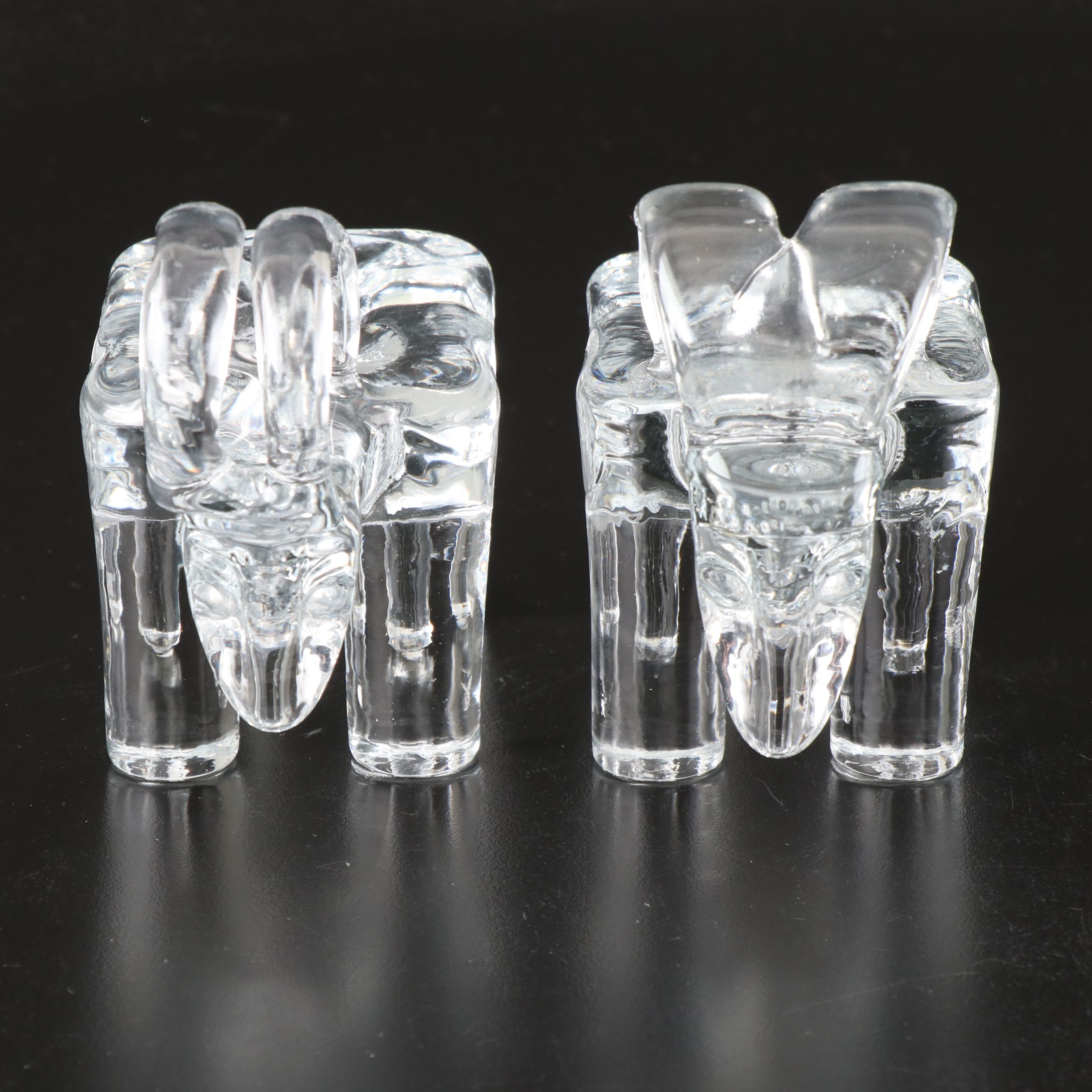 Kosta Boda Ram Figural Candle Holders Designed by Bertil Vallien