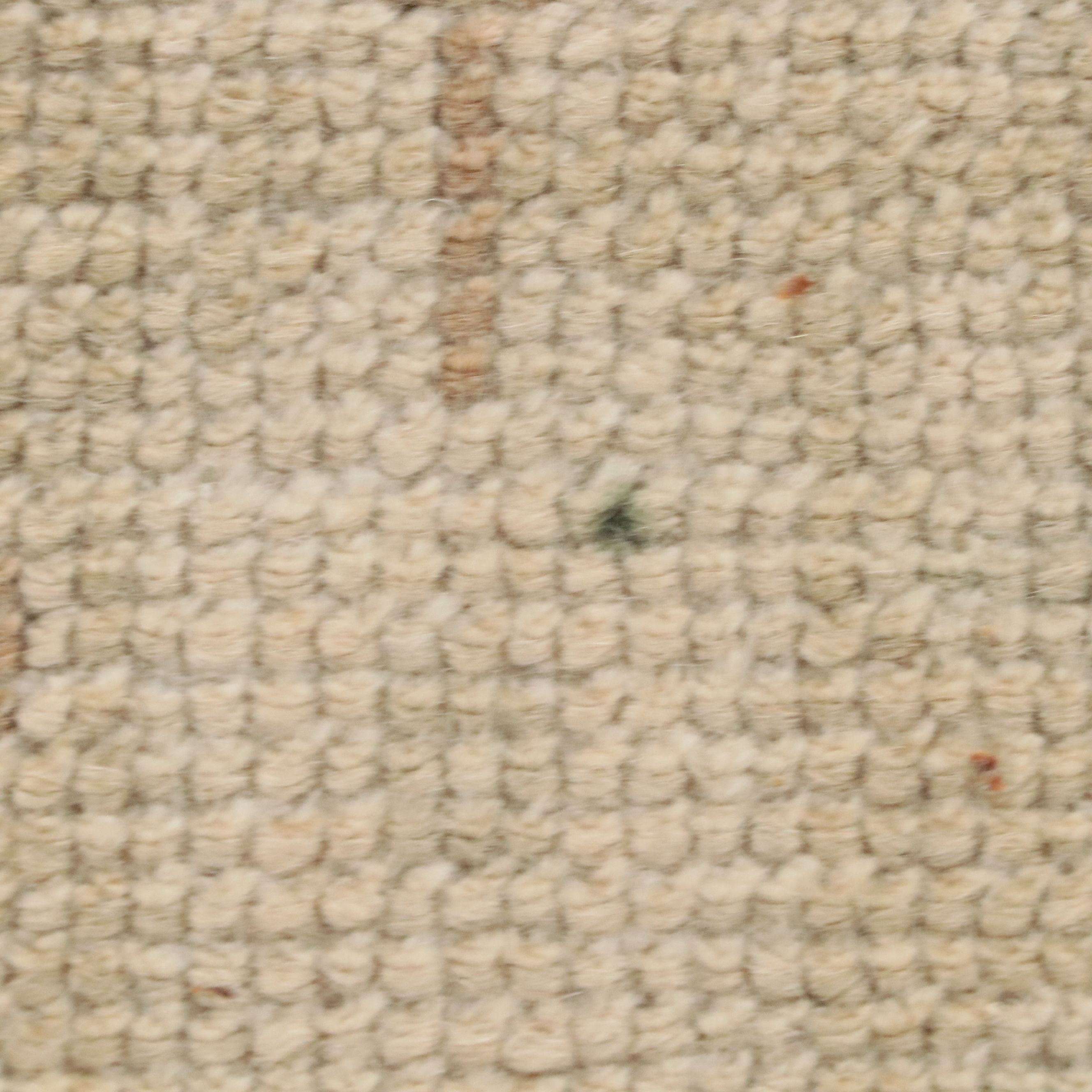 5'1 x 9'5 Hand-Knotted Turkish Oushak "Ghost" Area Rug