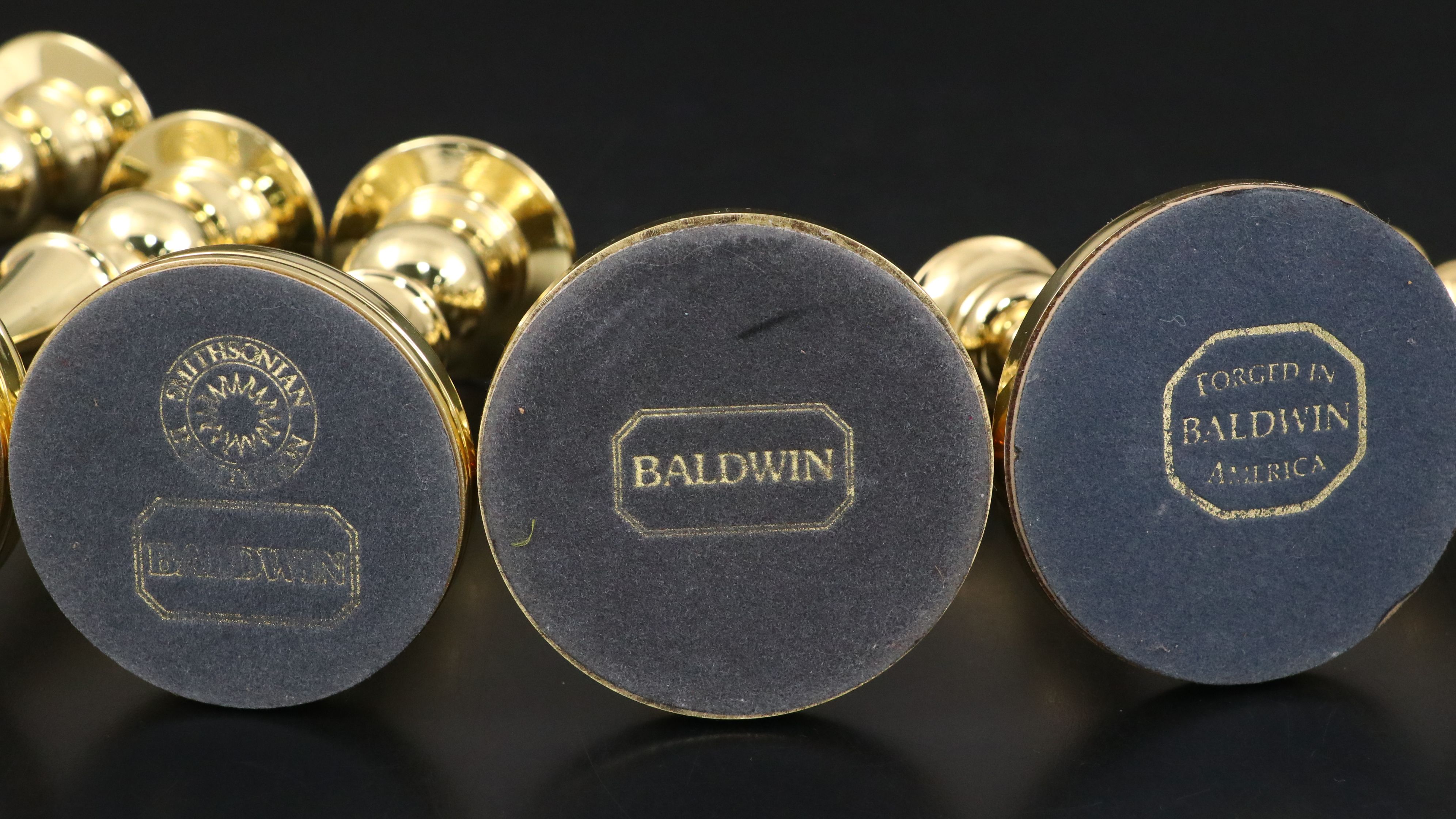 Baldwin and Carolina Brass Victorian Style Brass Candlesticks